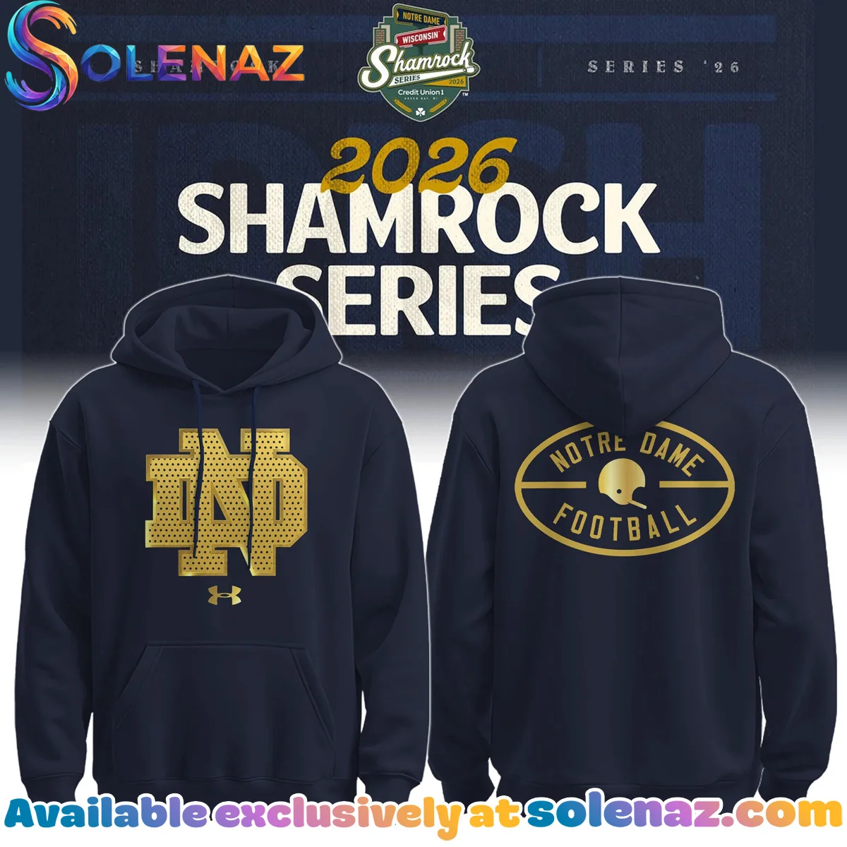 Notre Dame Football Shamrock Series T-Shirt & Hoodie - Series 3