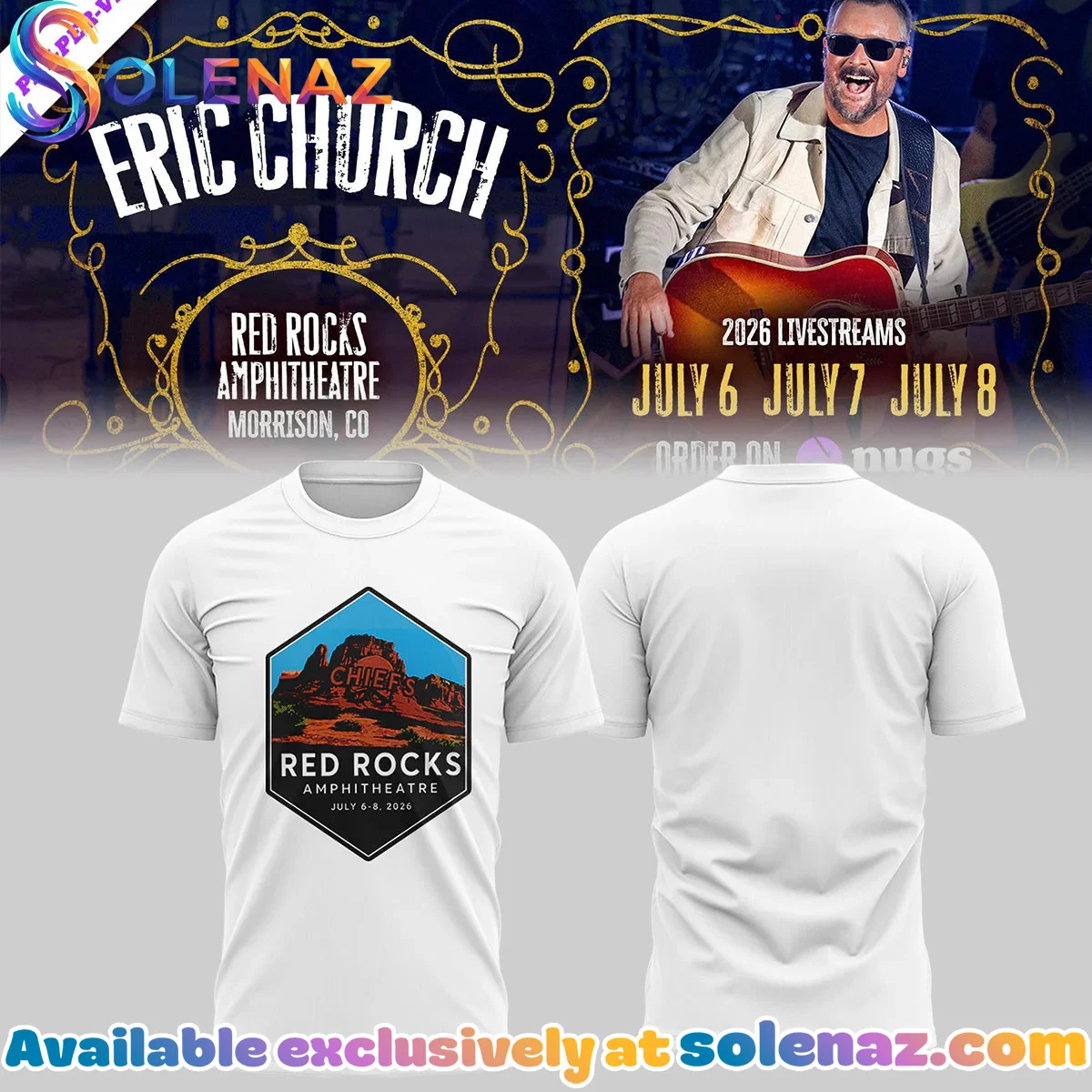 Red Rocks Amphitheatre T-Shirt & Hoodie (Release 4)