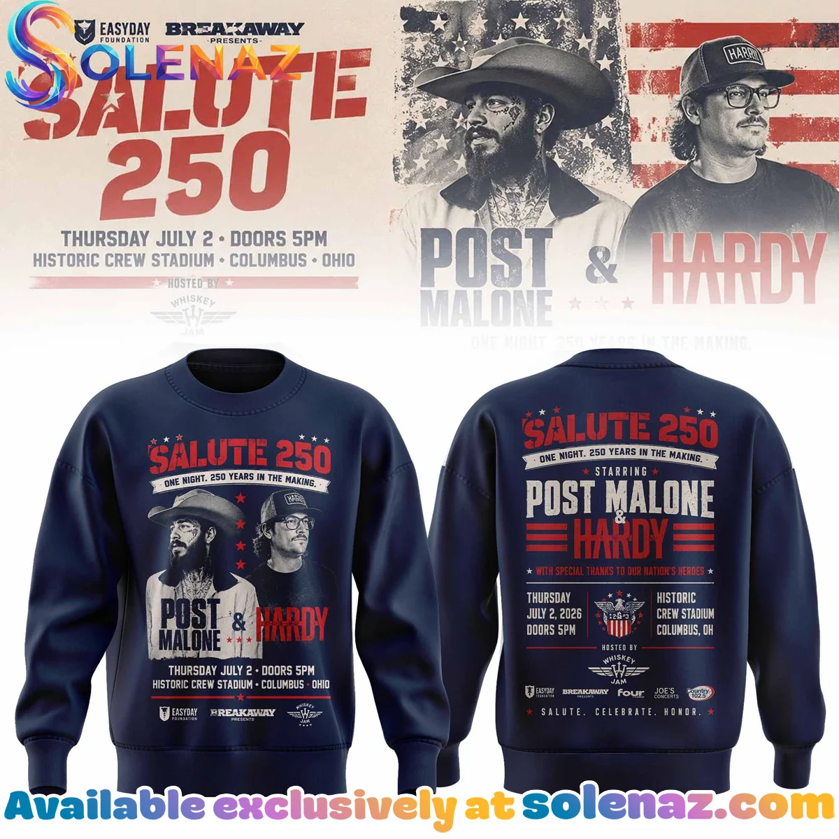 Salute 250 Columbus, OH T-Shirt & Hoodie - Variant 5