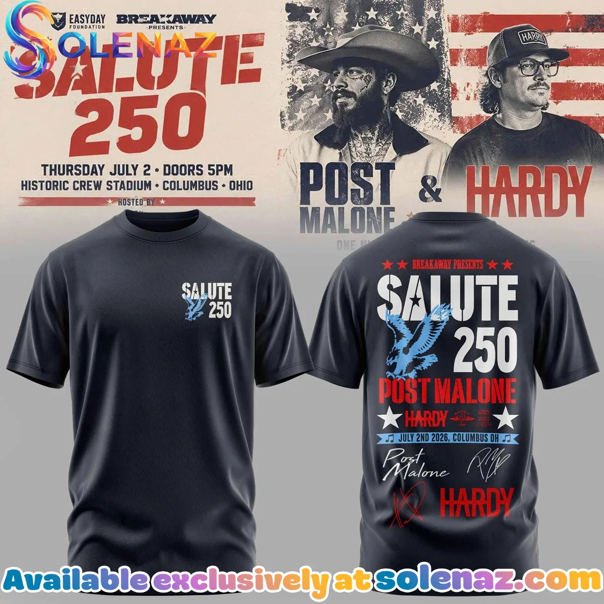 Salute 250 Columbus OH Shirt & Hoodie - Series 8