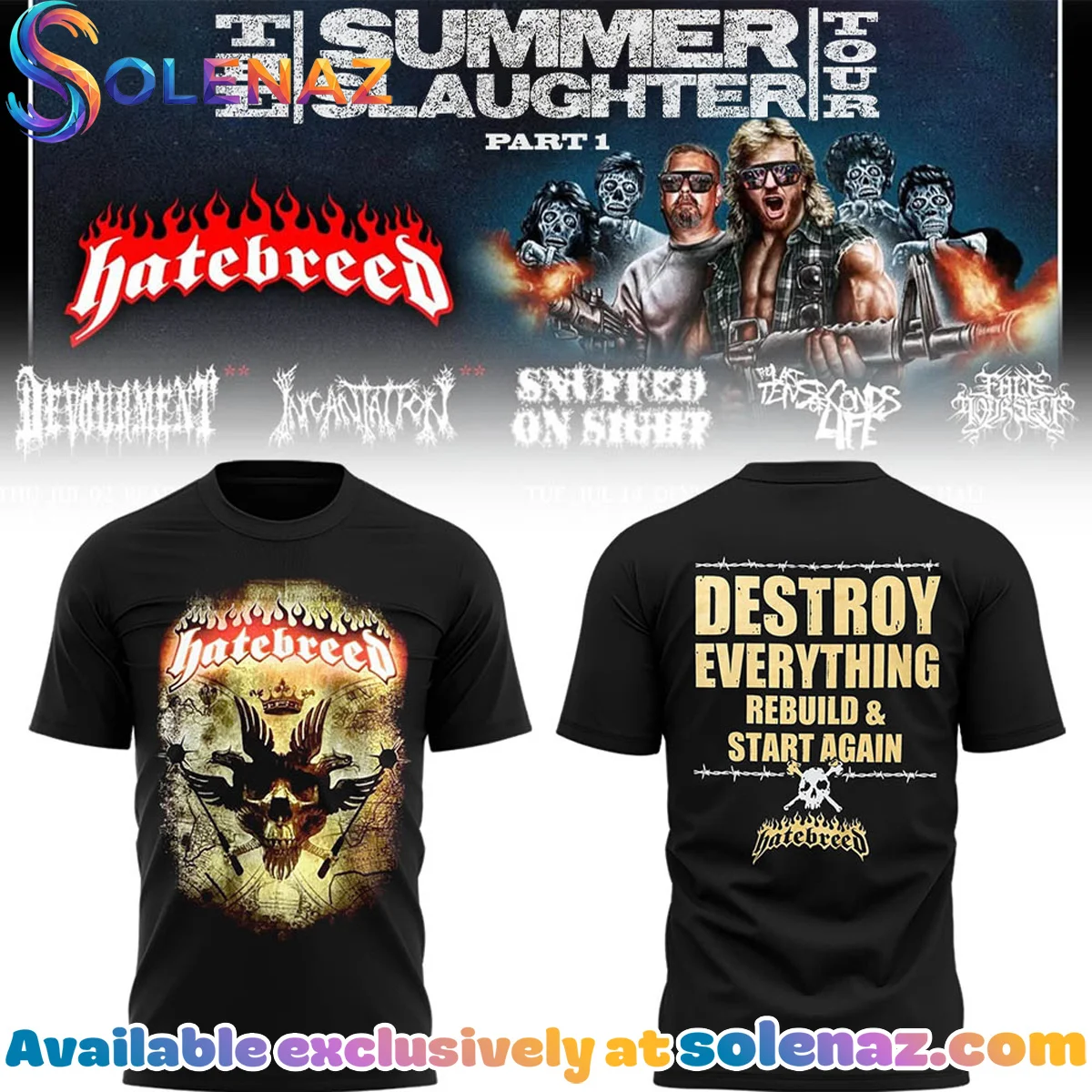 Summer Slaughter Tour Shirt & Hoodie - Variant 5