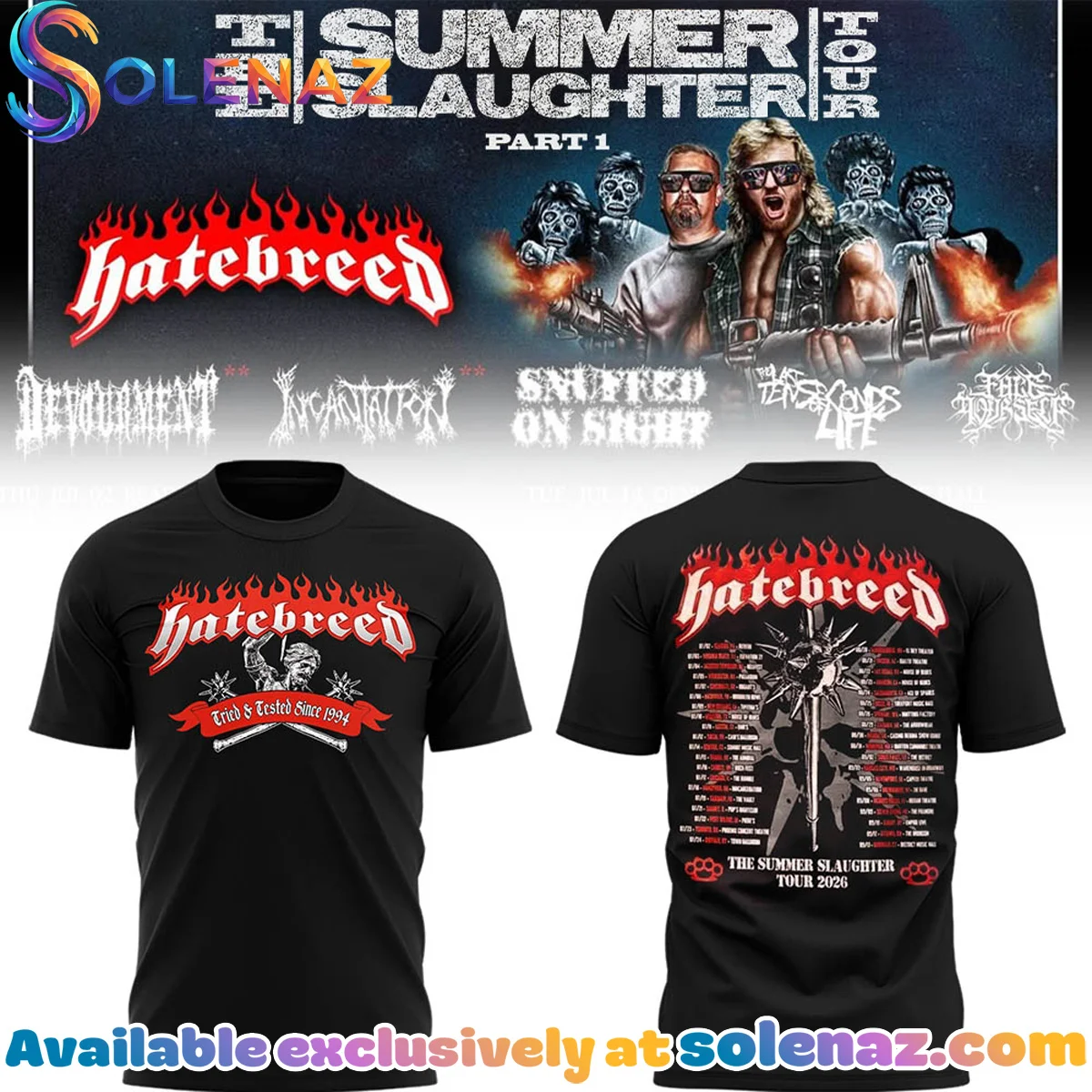 Summer Slaughter Tour T-Shirt & Hoodie - Series 6