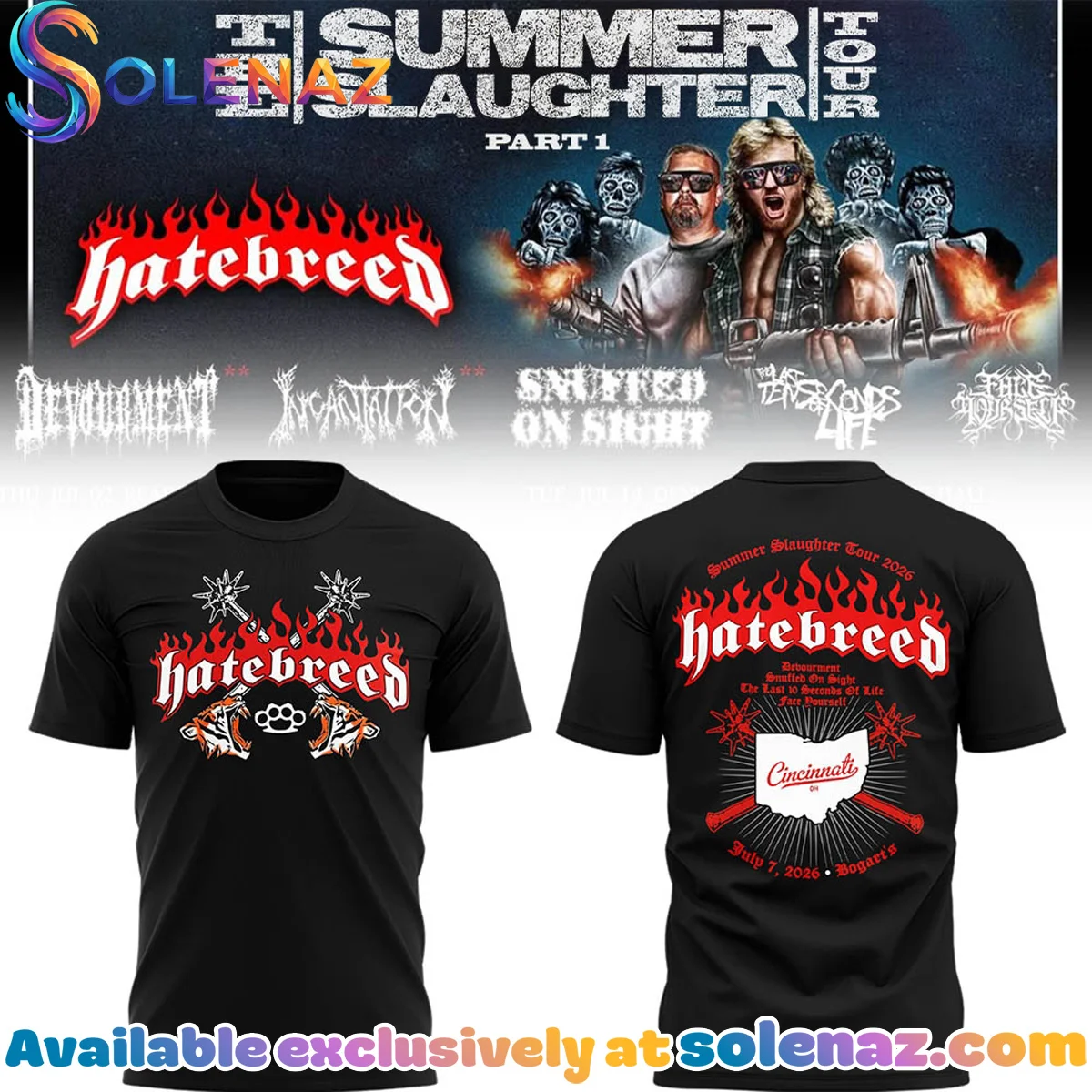 Summer Slaughter Tour Shirt & Hoodie - Variant 1