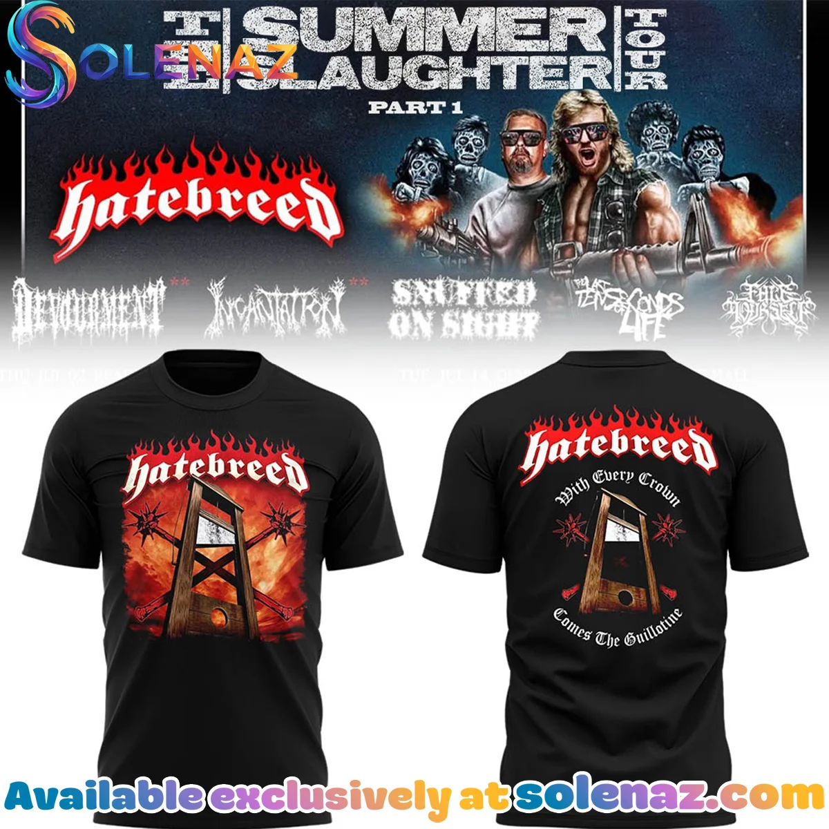 Summer Slaughter Tour Shirt & Hoodie (Release 2)
