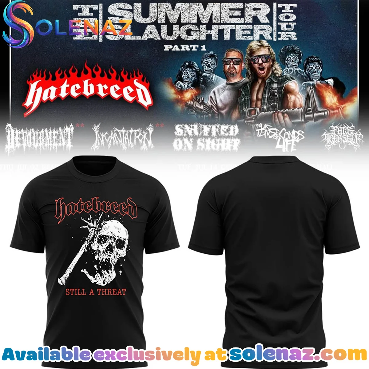 Summer Slaughter Tour Shirt & Hoodie - Series 3