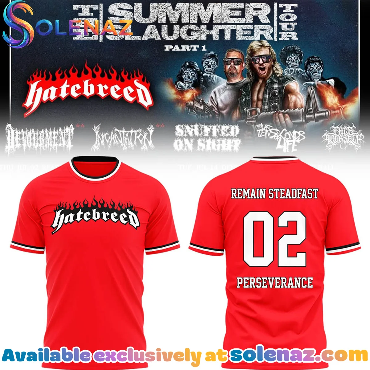 Summer Slaughter Tour Shirt & Hoodie (Design 7)