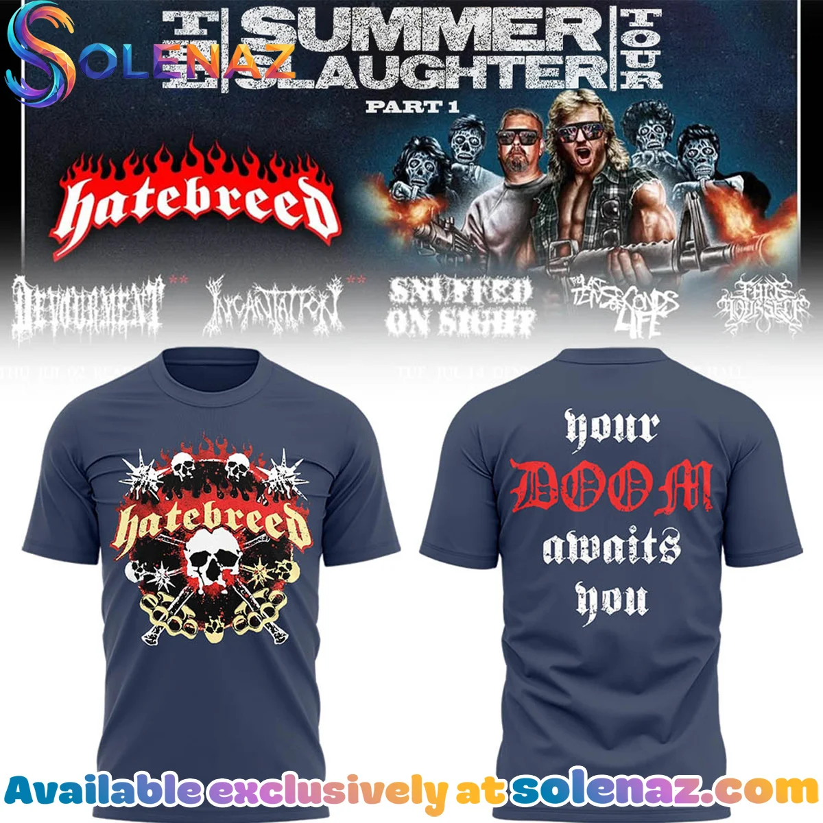 Summer Slaughter Tour Shirt & Hoodie - Series 4