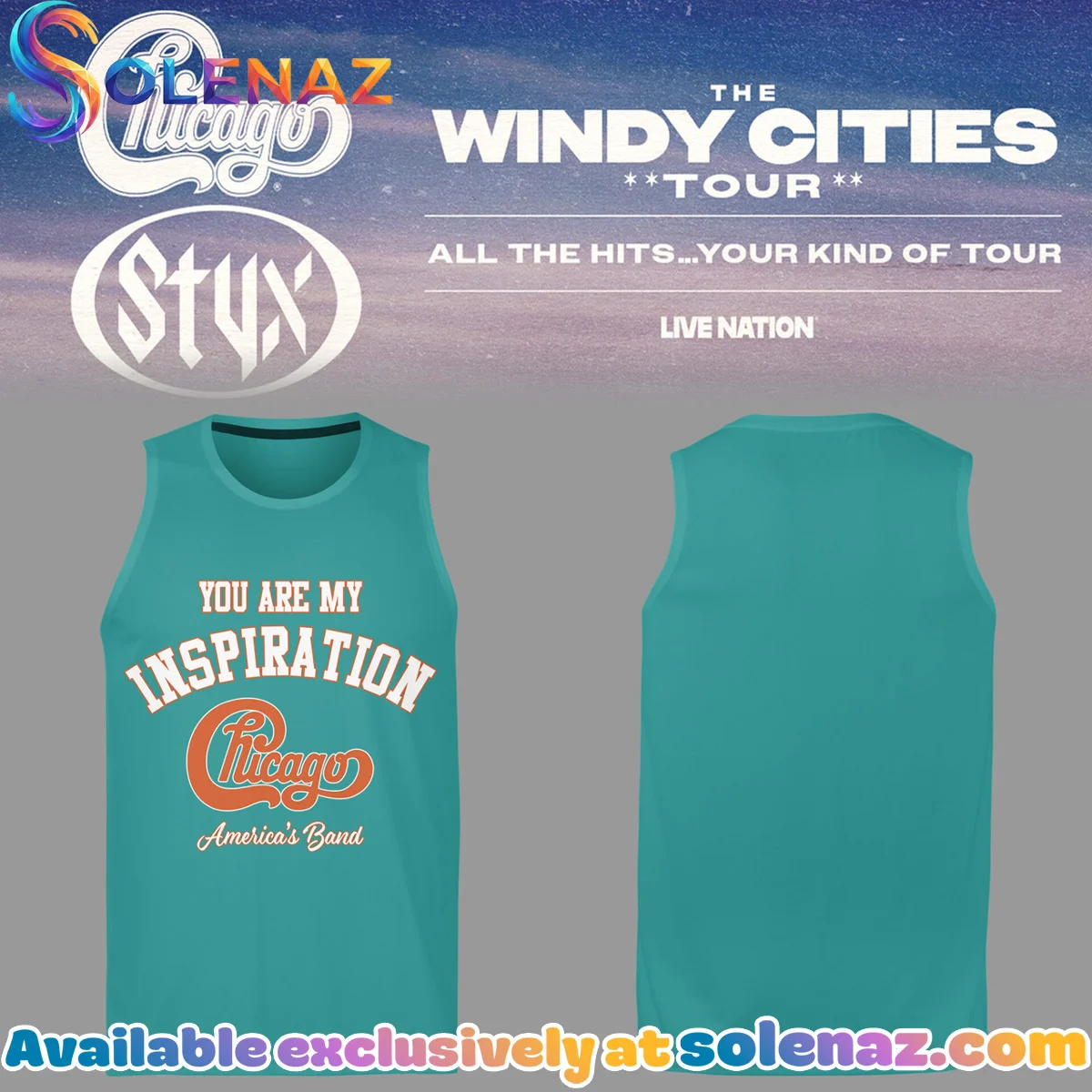 The Windy Cities Tour Tank Top (Release 1)