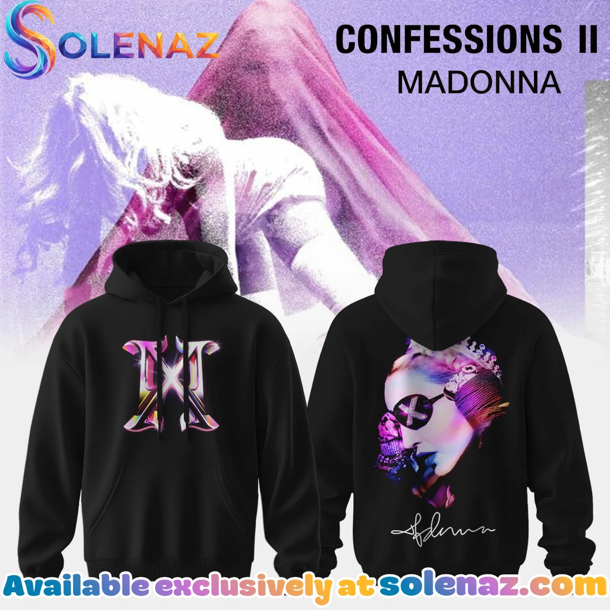 Madonna Confessions II Shirt & Hoodie - Variant 2