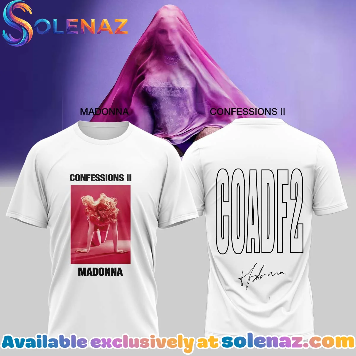 Madonna Confessions II Shirt & Hoodie (Design 8)