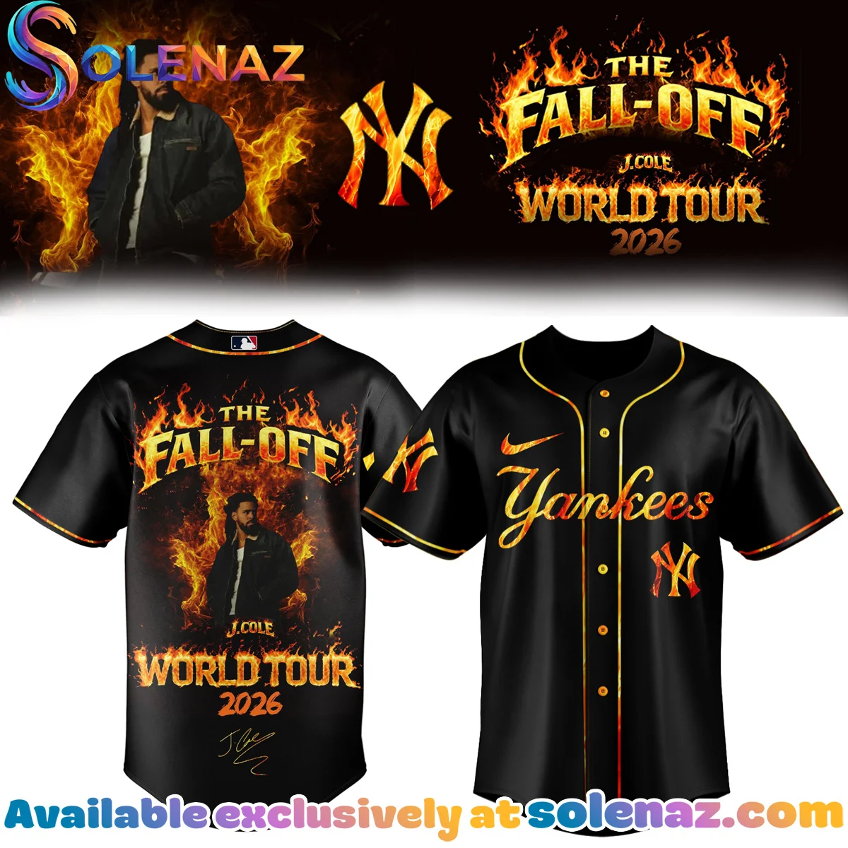 MLB x J Cole The Fall-Off Tour Jersey MLB x J Cole The Fall-Off Tour Jersey