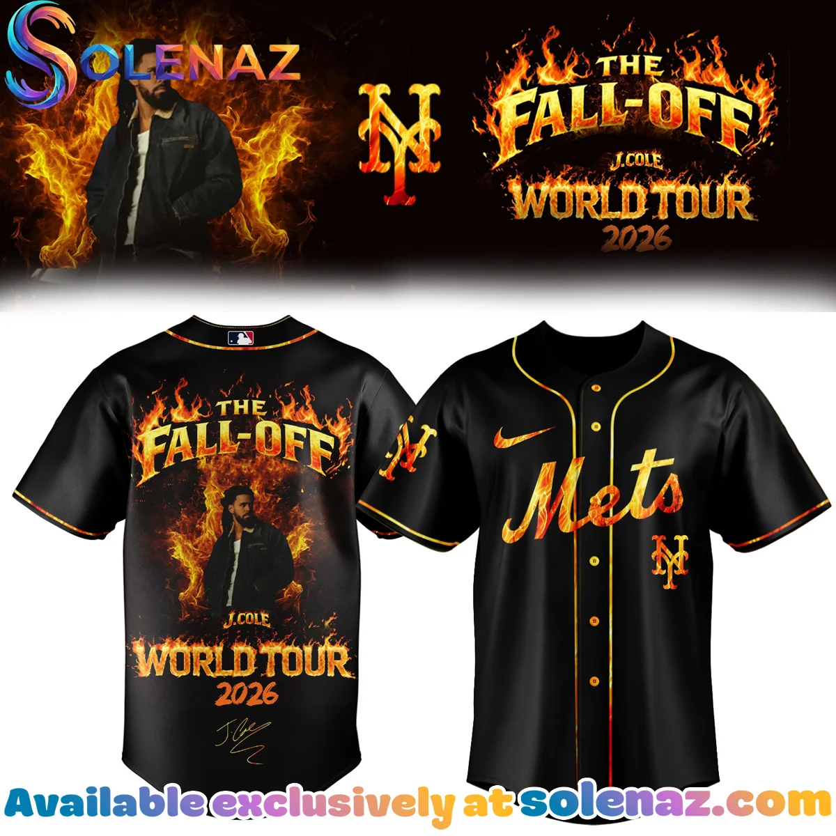 MLB x J Cole The Fall-Off Tour Jersey MLB x J Cole The Fall-Off Tour Jersey