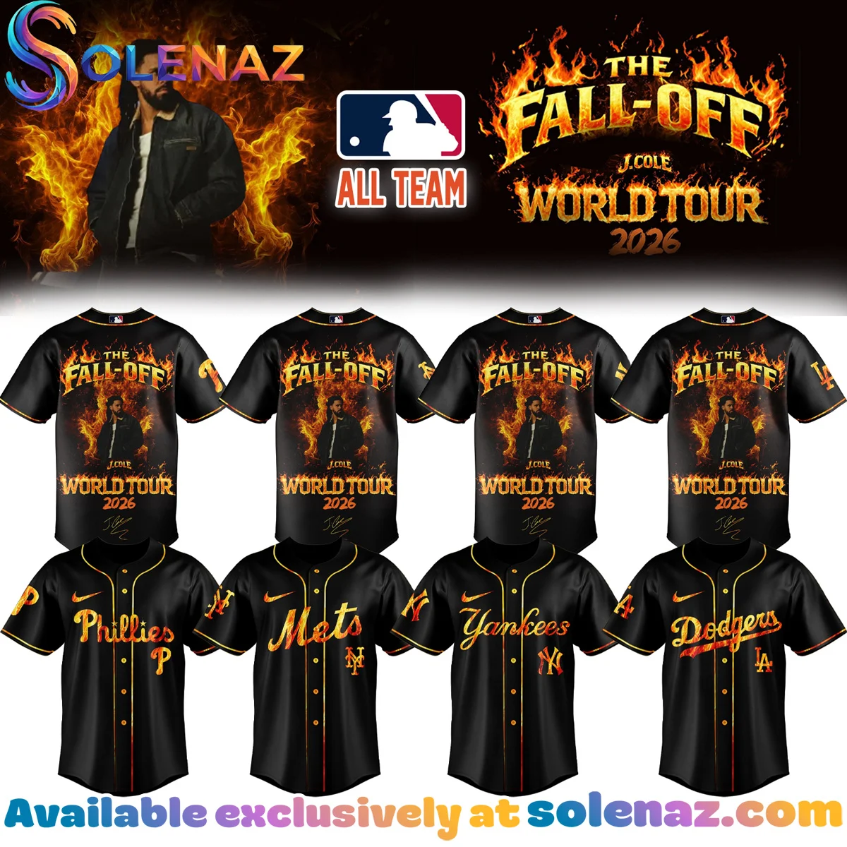 MLB x J Cole The Fall-Off Tour Jersey