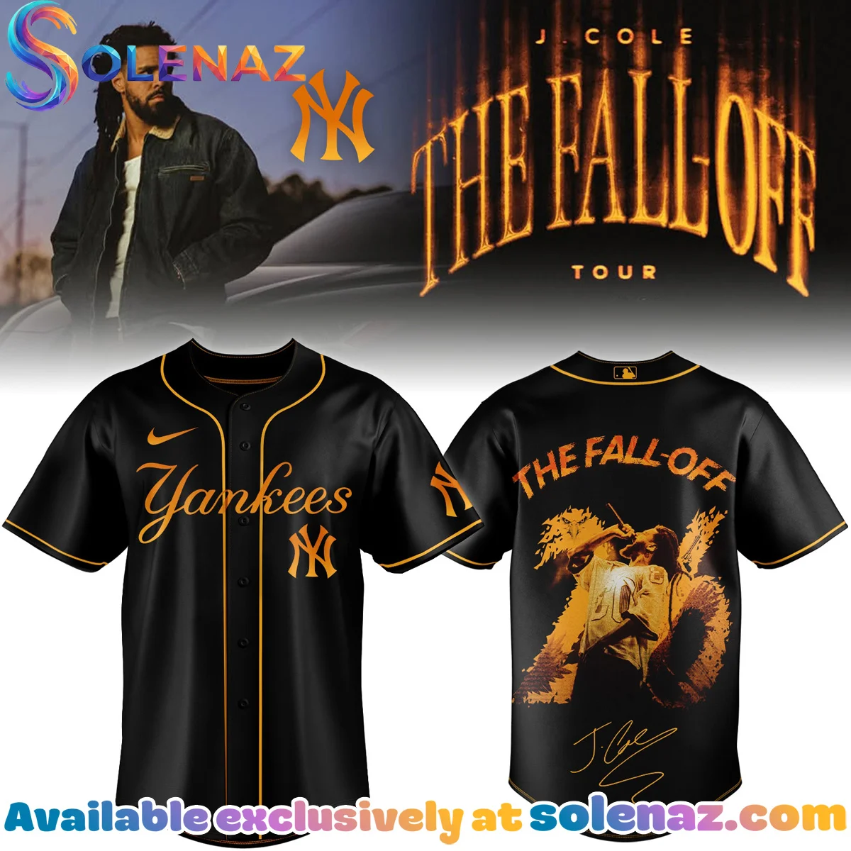MLB x J Cole The Fall-Off Tour Jersey MLB x J Cole The Fall-Off Tour Jersey