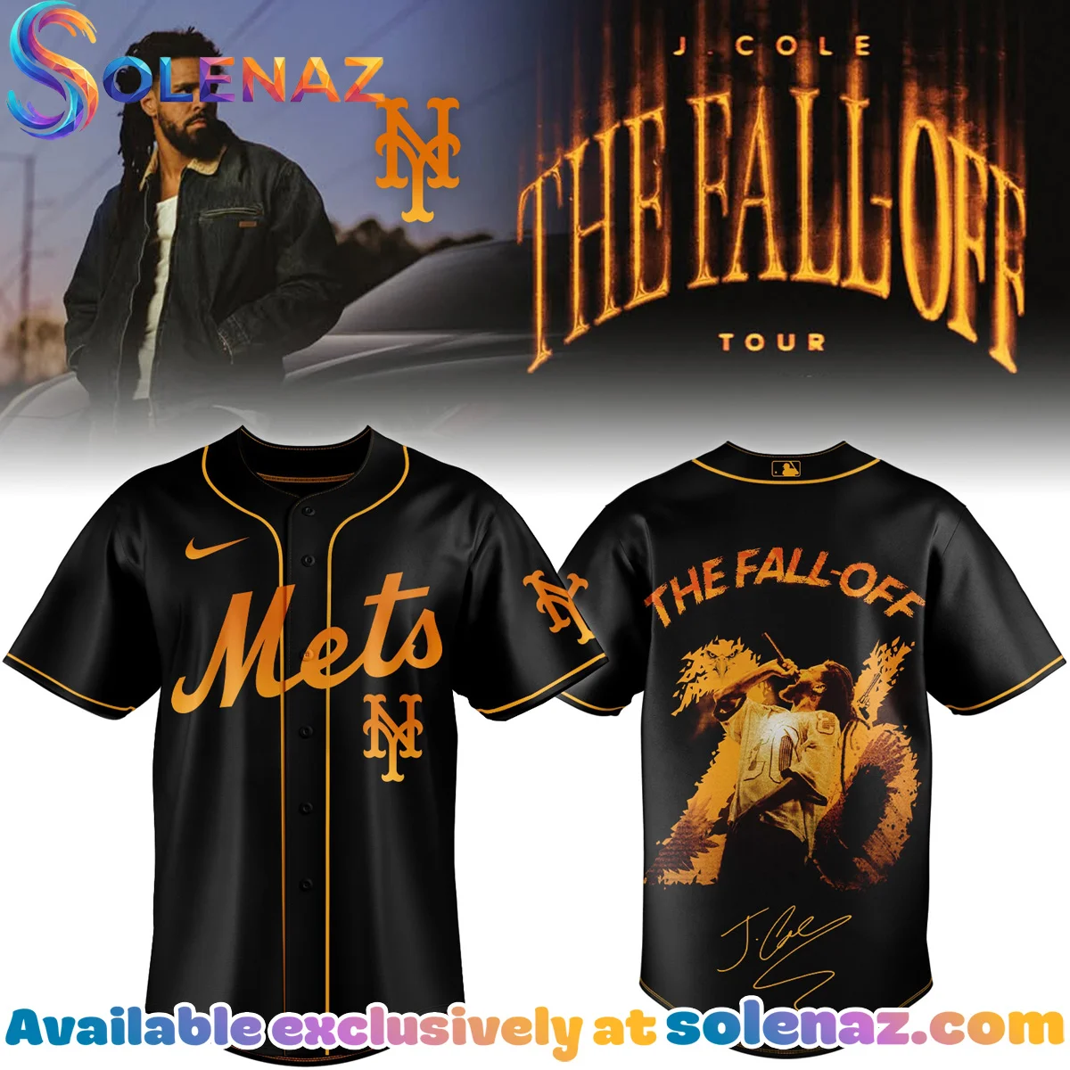 MLB x JCole The Fall-Off Tour Jersey MLB x JCole The Fall-Off Tour Jersey