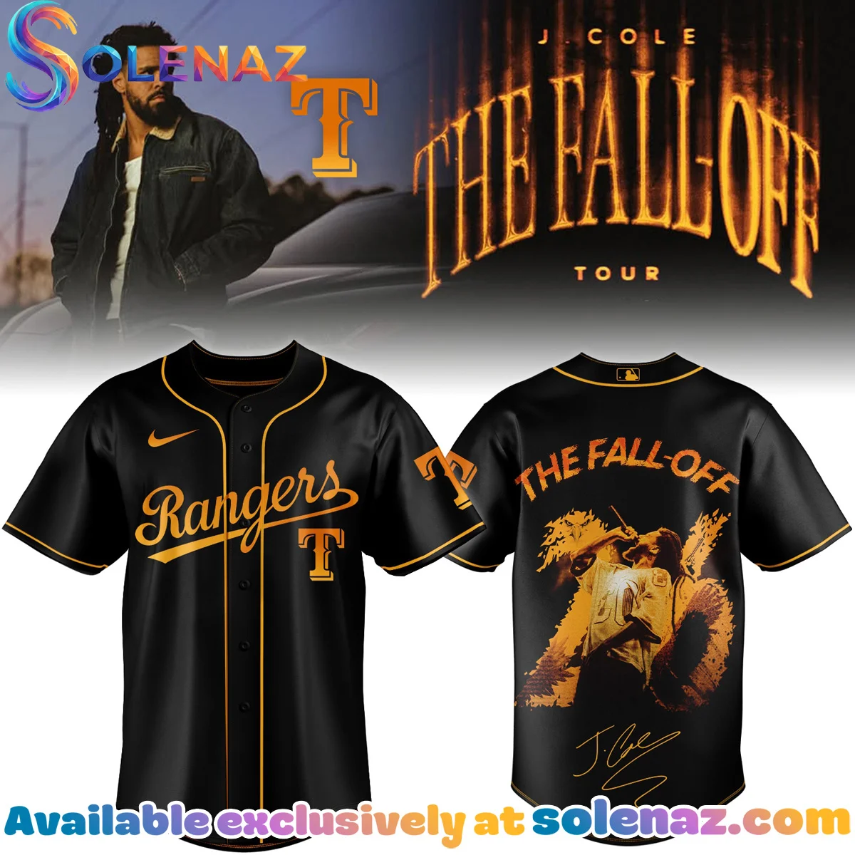 MLB x JCole The Fall-Off Tour Jersey MLB x JCole The Fall-Off Tour Jersey