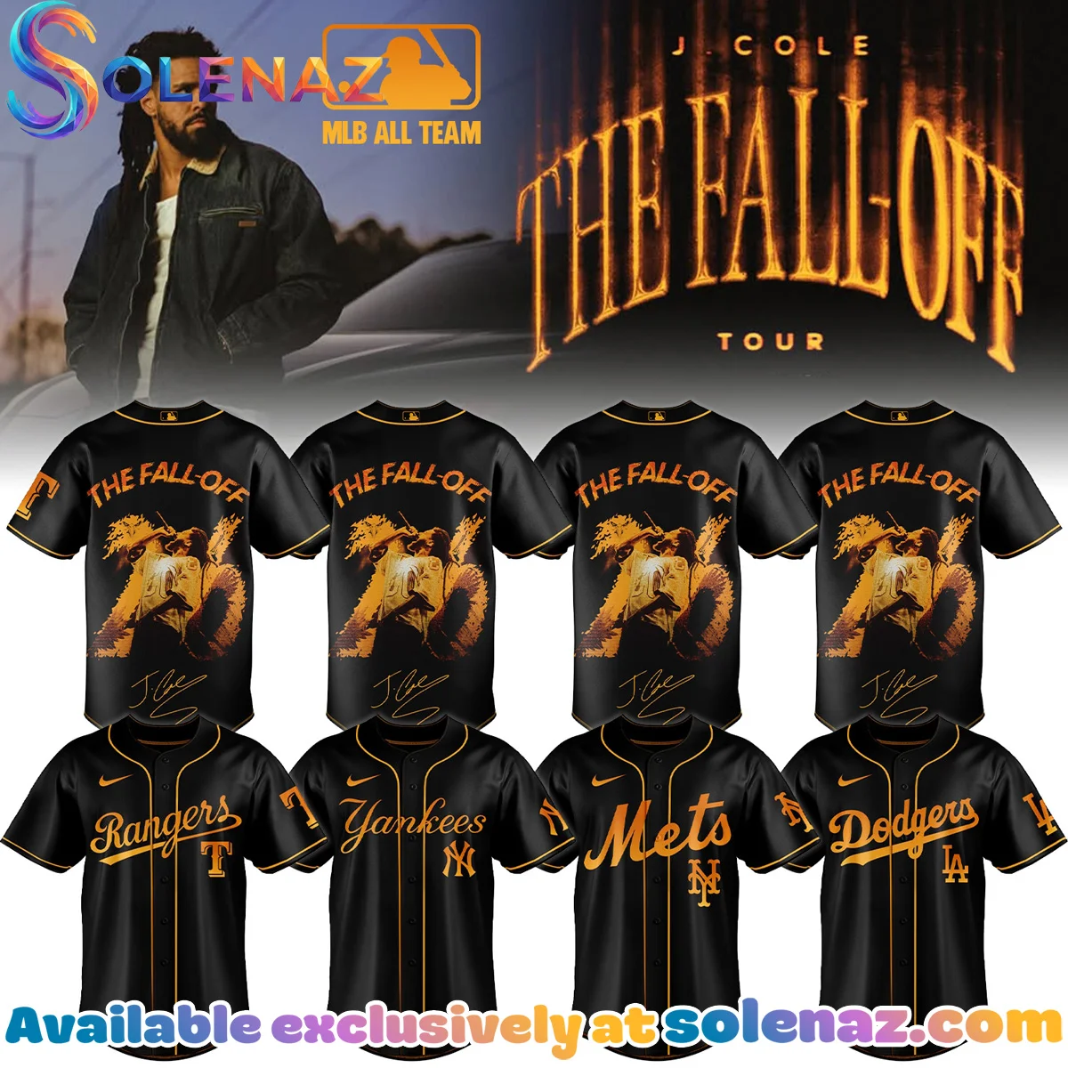 MLB x JCole The Fall-Off Tour Jersey