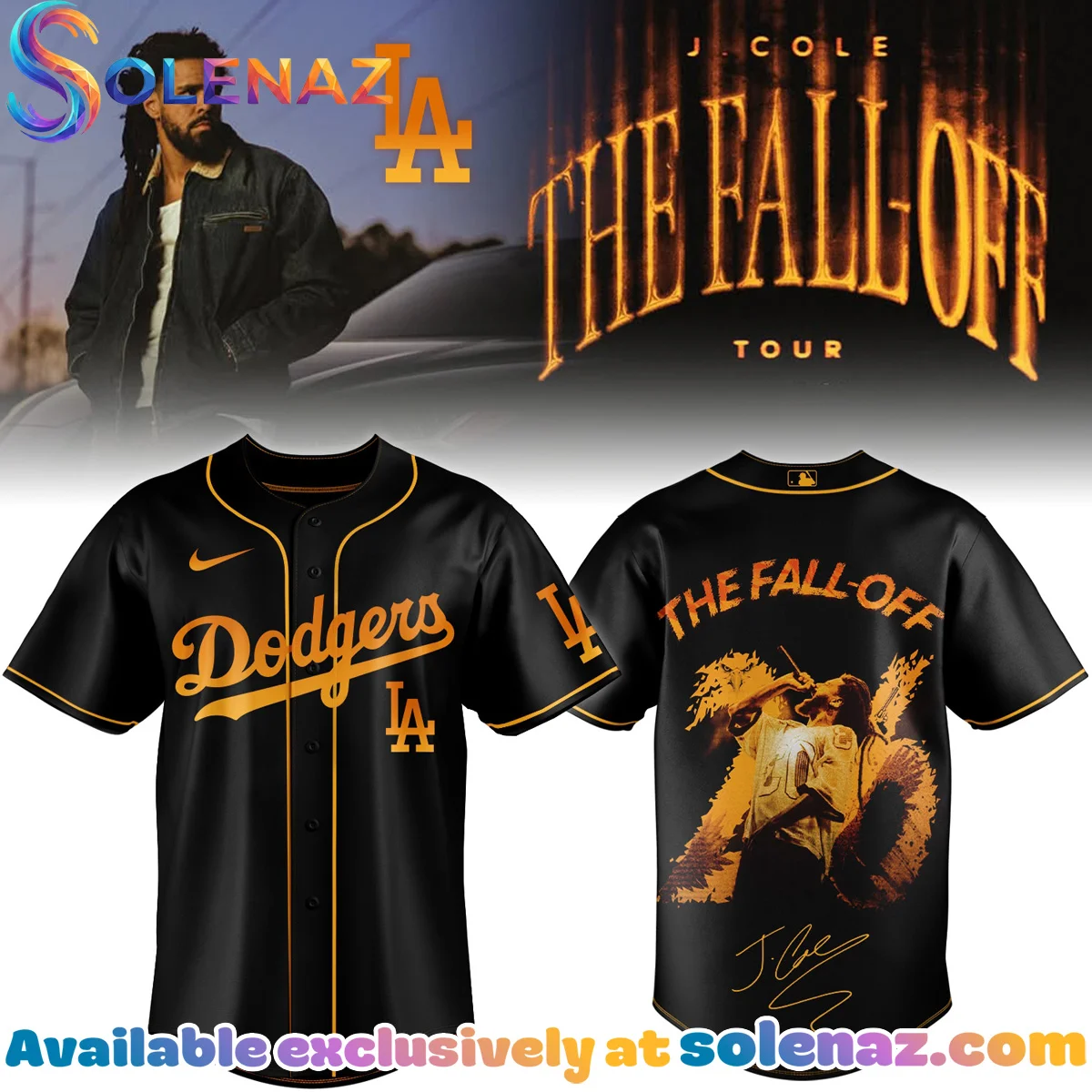MLB x JCole The Fall-Off Tour Jersey MLB x JCole The Fall-Off Tour Jersey