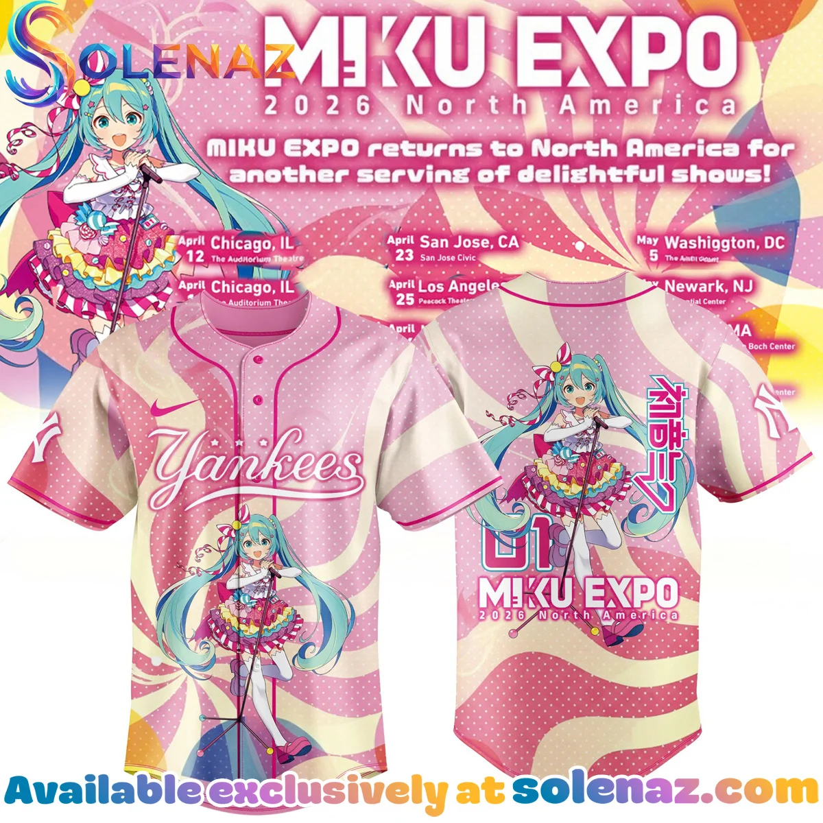 MLB x MIKU EXPO Jersey - Part 2