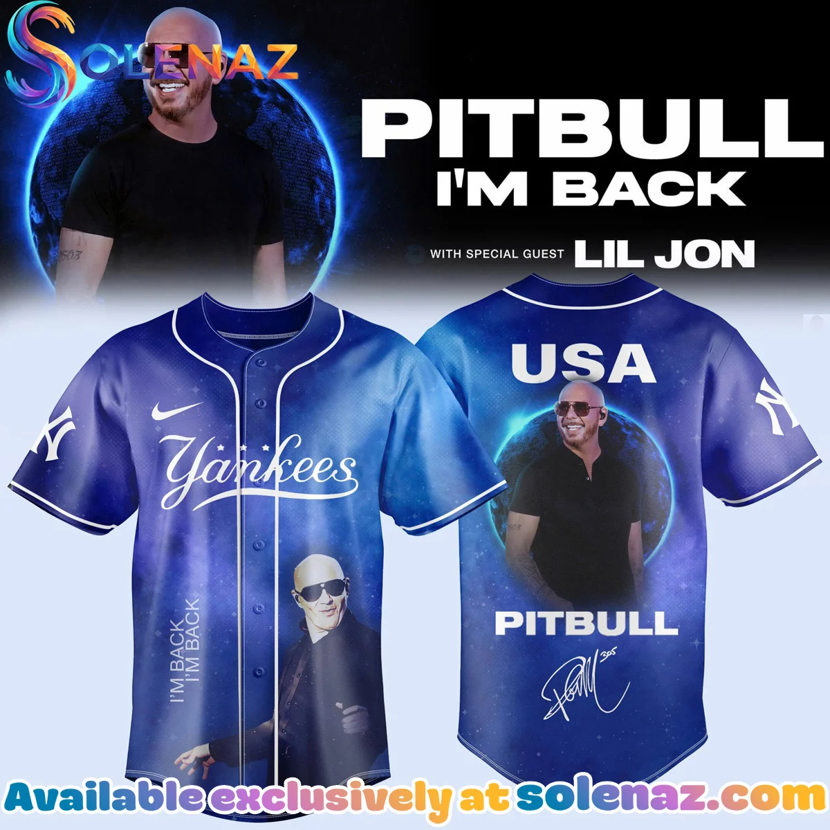 MLB x Pitbull I 'm Back Jersey