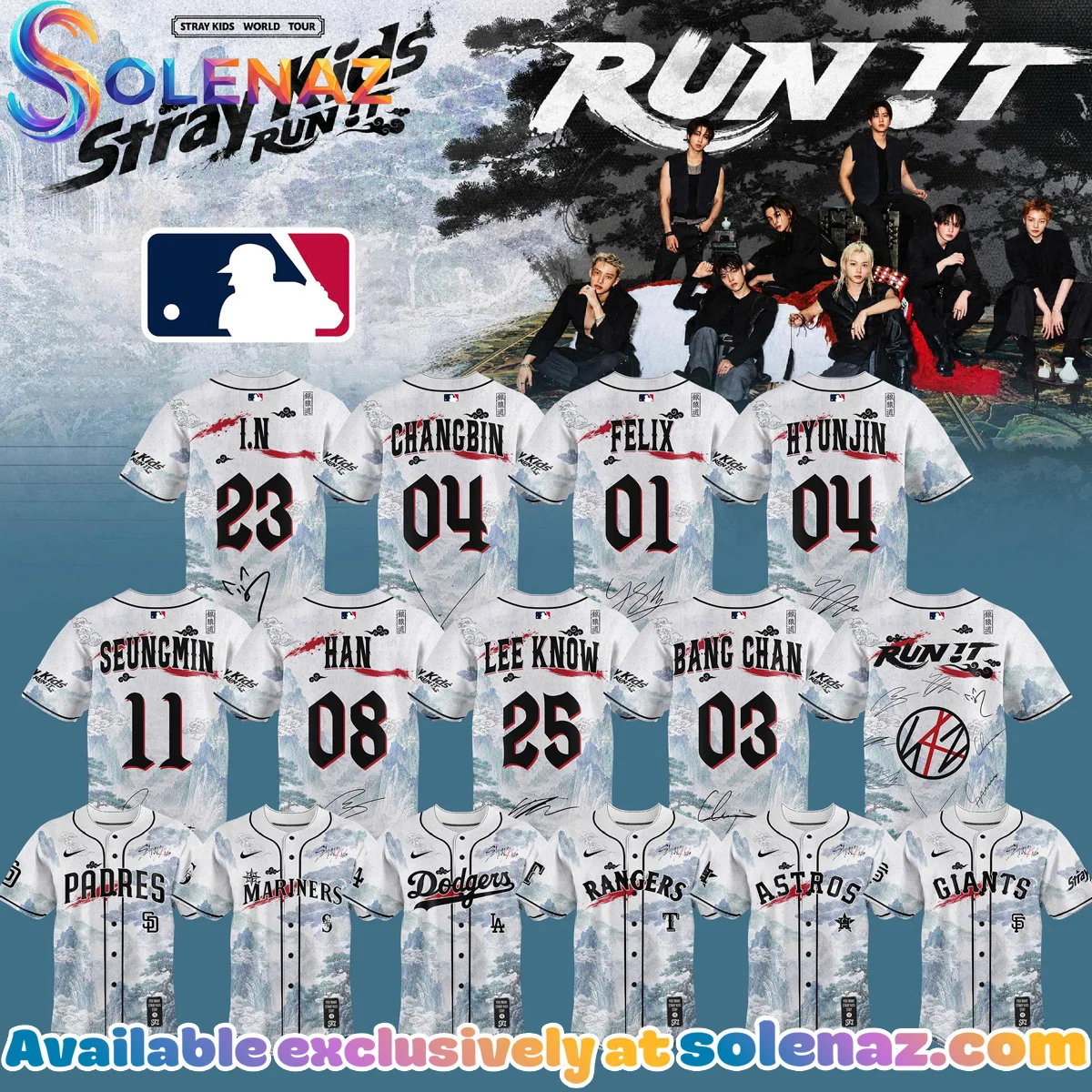 MLB x STRAY KIDS Jersey [Batch 1]