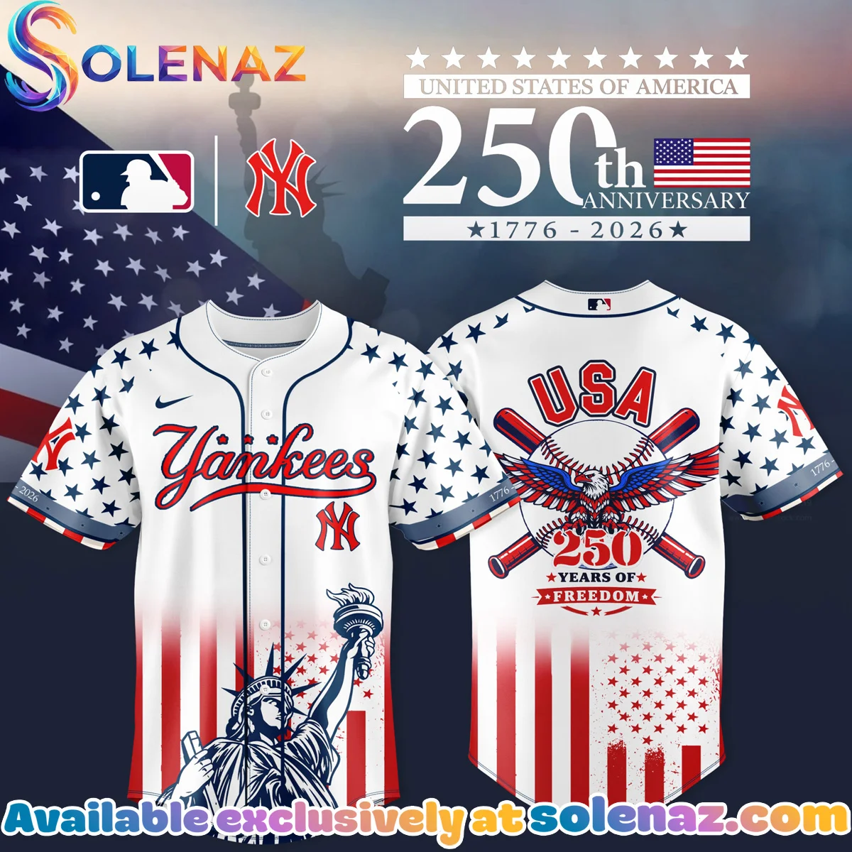 New York Yankees x 250th Anniversary of the United States Jersey [Batch 2]