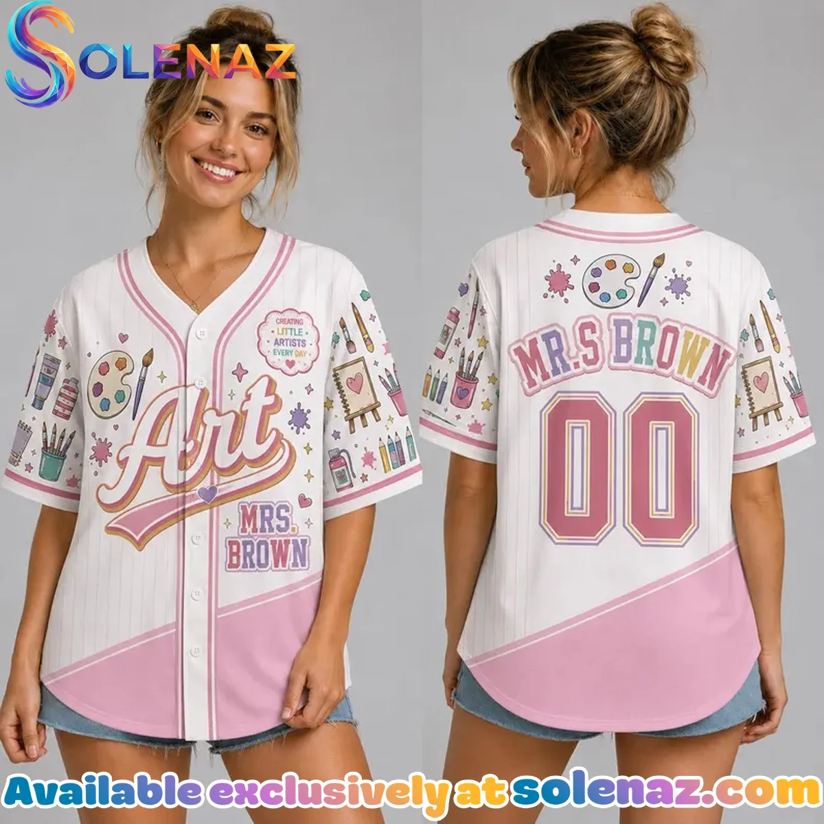 Art Teacher Baseball Jersey
