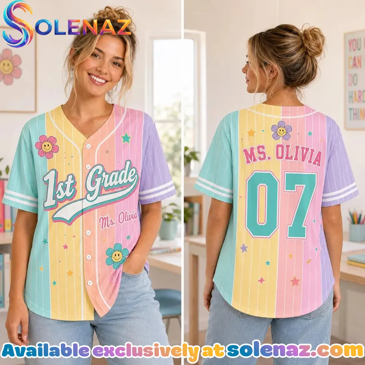 Teacher Baseball Jersey - Series 5 Teacher Baseball Jersey - Series 5