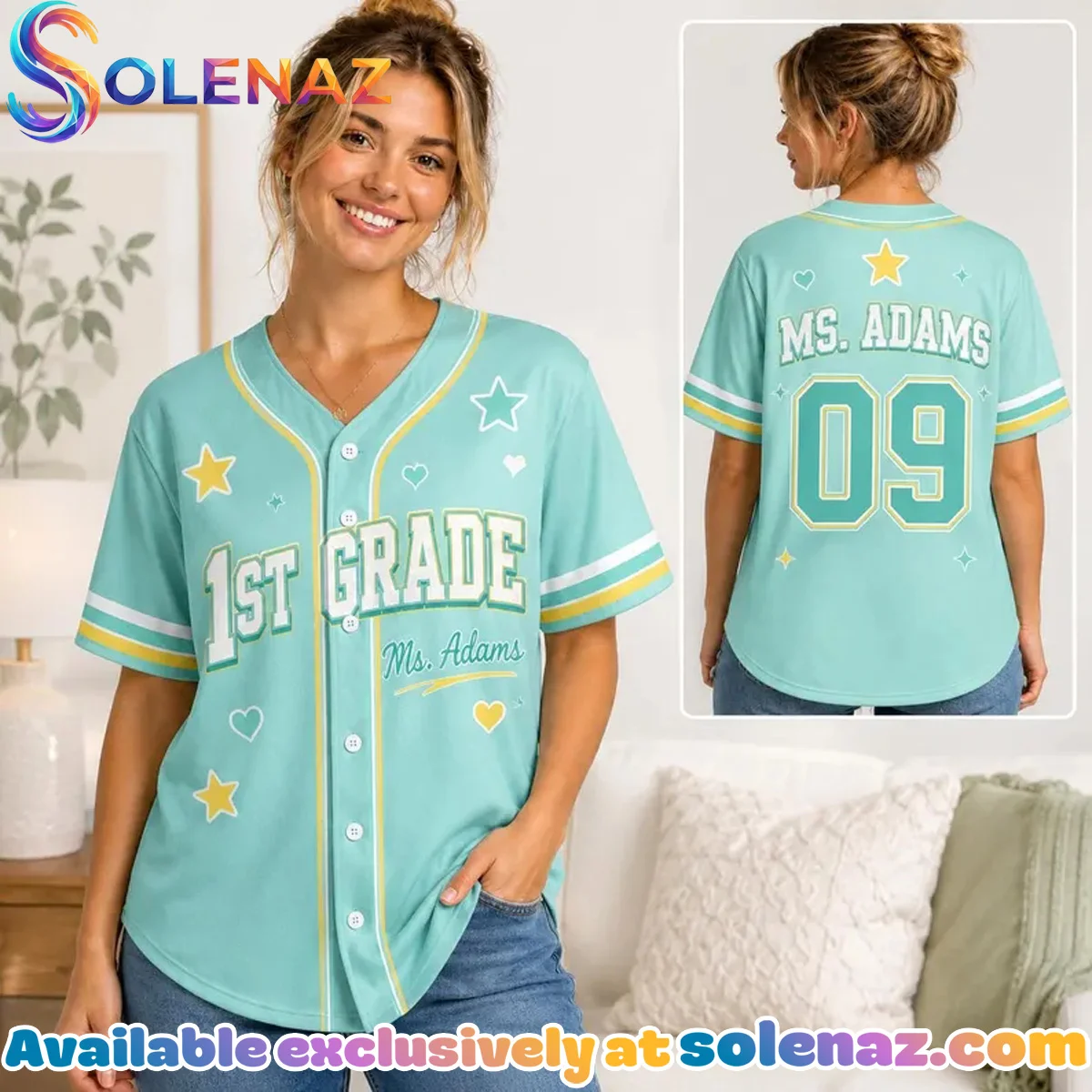 Teacher Baseball Jersey (Style 14)