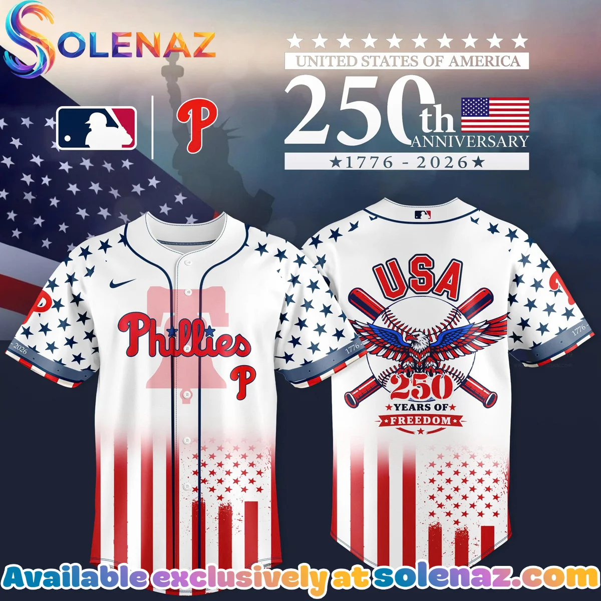 Philadelphia Phillies x 250th Anniversary of the United States Jersey [Drop 1]