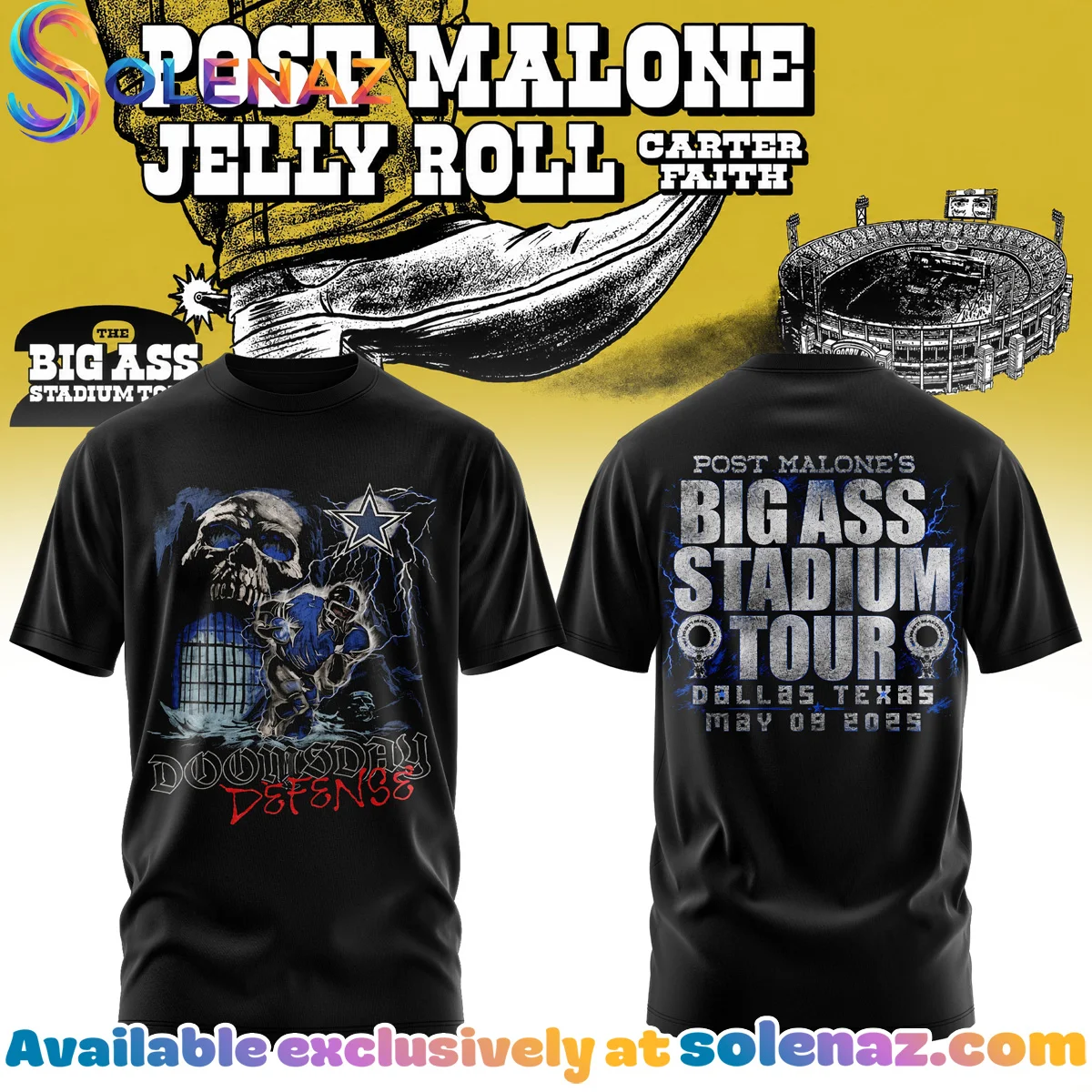 Post Malone The BIG ASS Stadium World Tour T-Shirt & Hoodie - Variant 7