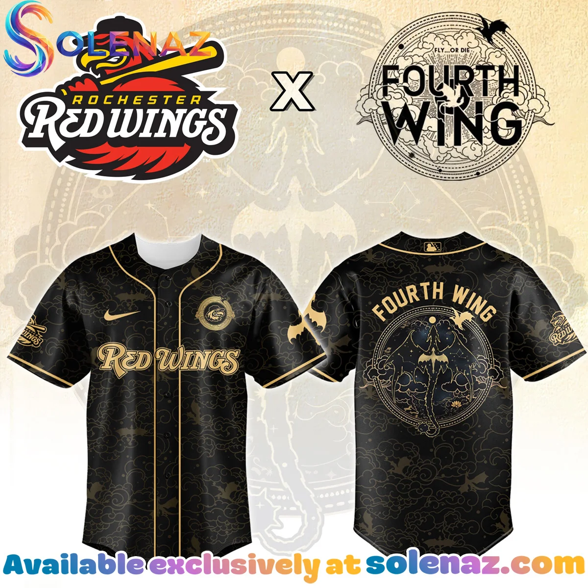 Rochester Red Wings x Fourth Wing Jersey Rochester Red Wings x Fourth Wing Jersey