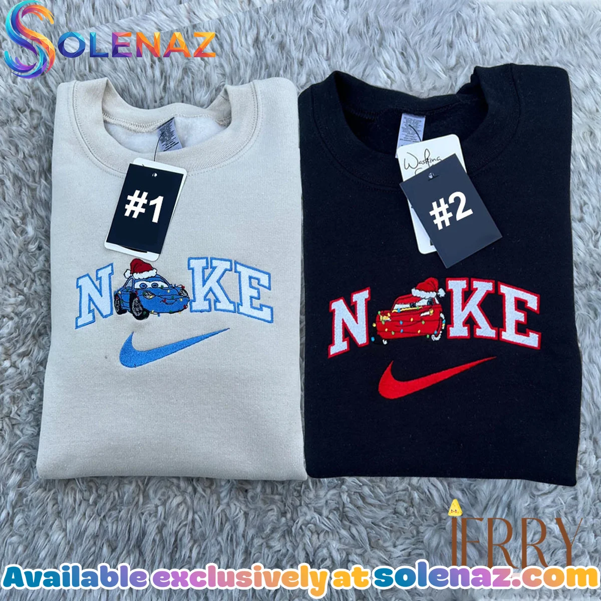 Sally And Mcqueen Cars Christmas Disney T-Shirt & Hoodie