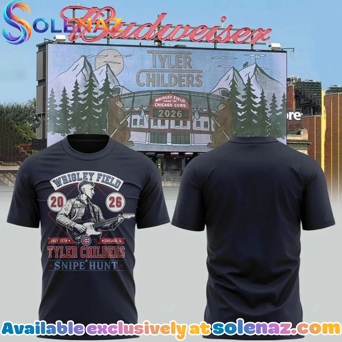 Tyler Childers at Wrigley Field Shirt & Hoodie [Batch 4]