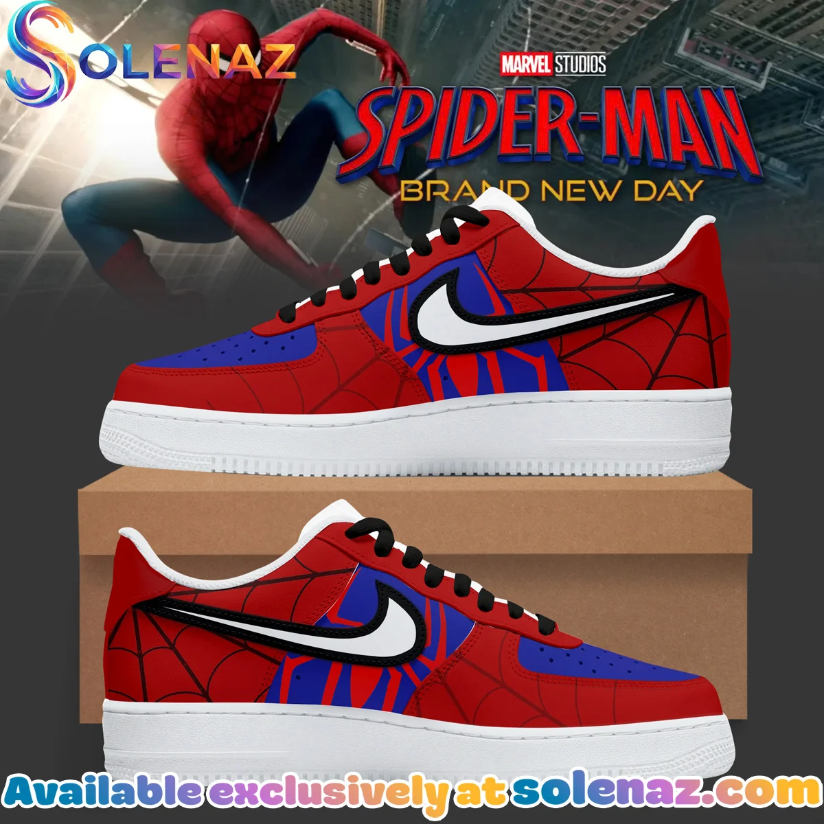 SPIDER-MAN BRAND NEW DAY Custom Air Force 1 & Jordan 1 Shoes (Design 3)