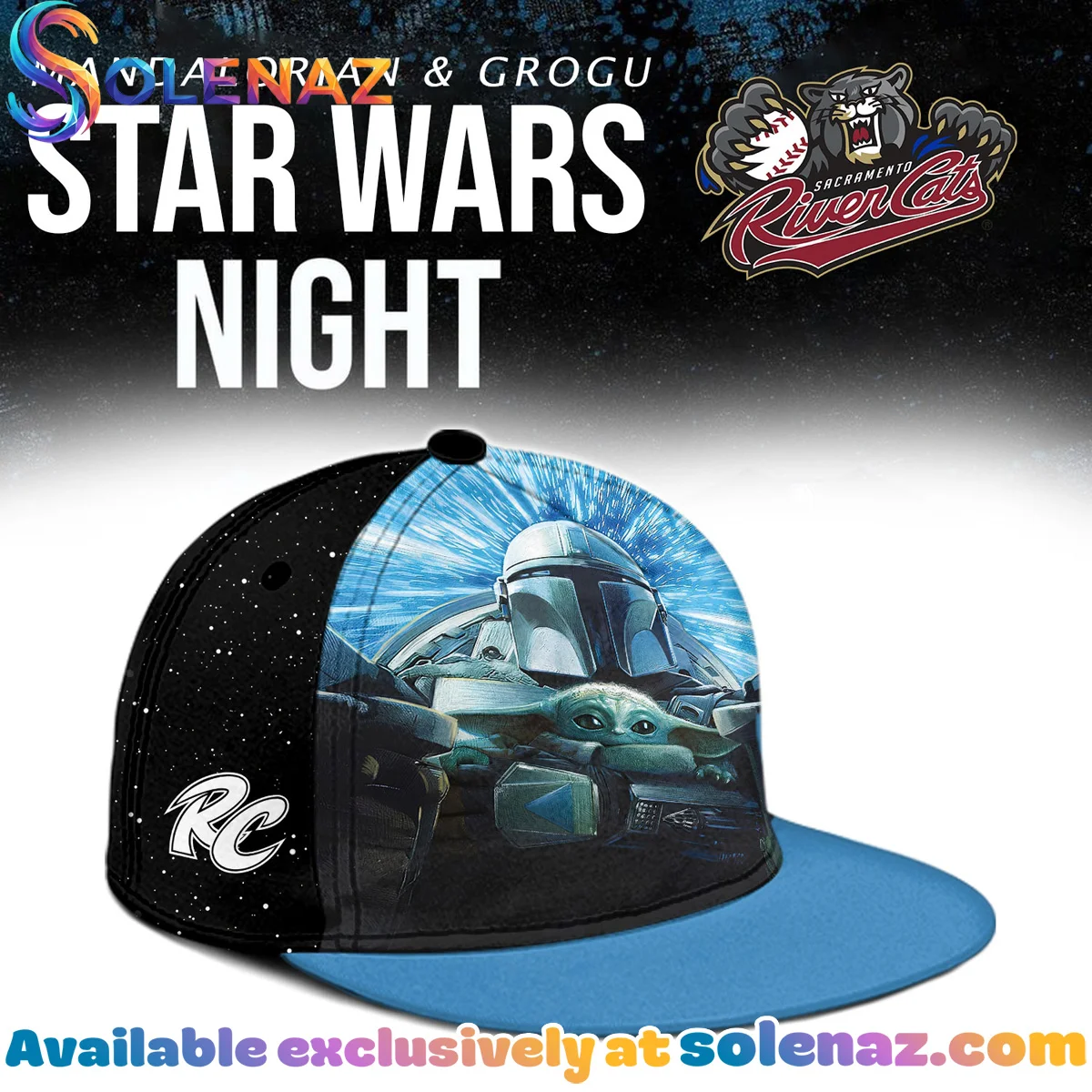 River Cats x Mandalorian x Star Wars Jersey River Cats x Mandalorian x Star Wars Jersey