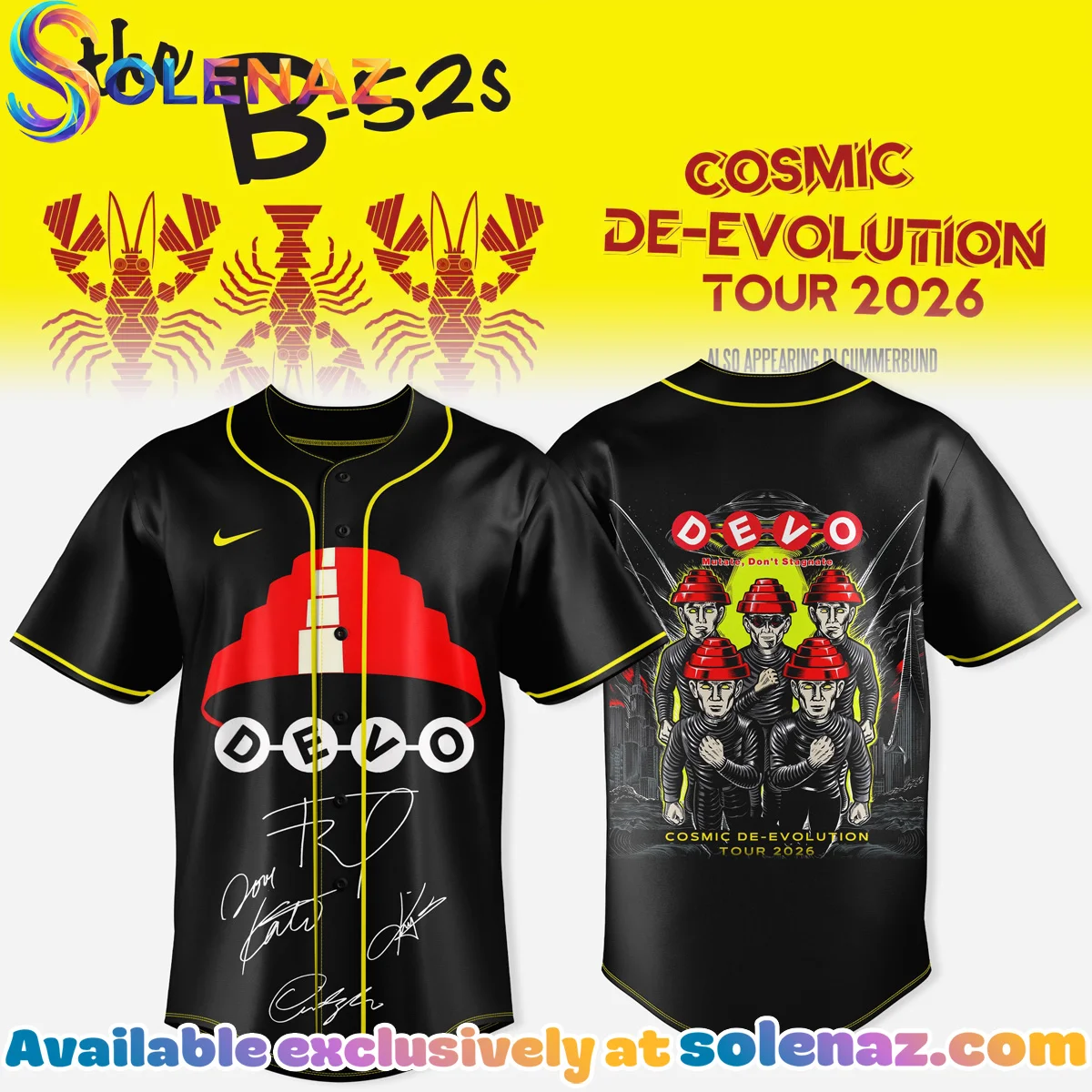 THE B-52s x DEVO - COSMIC DE-EVOLUTION Jersey - Part 1