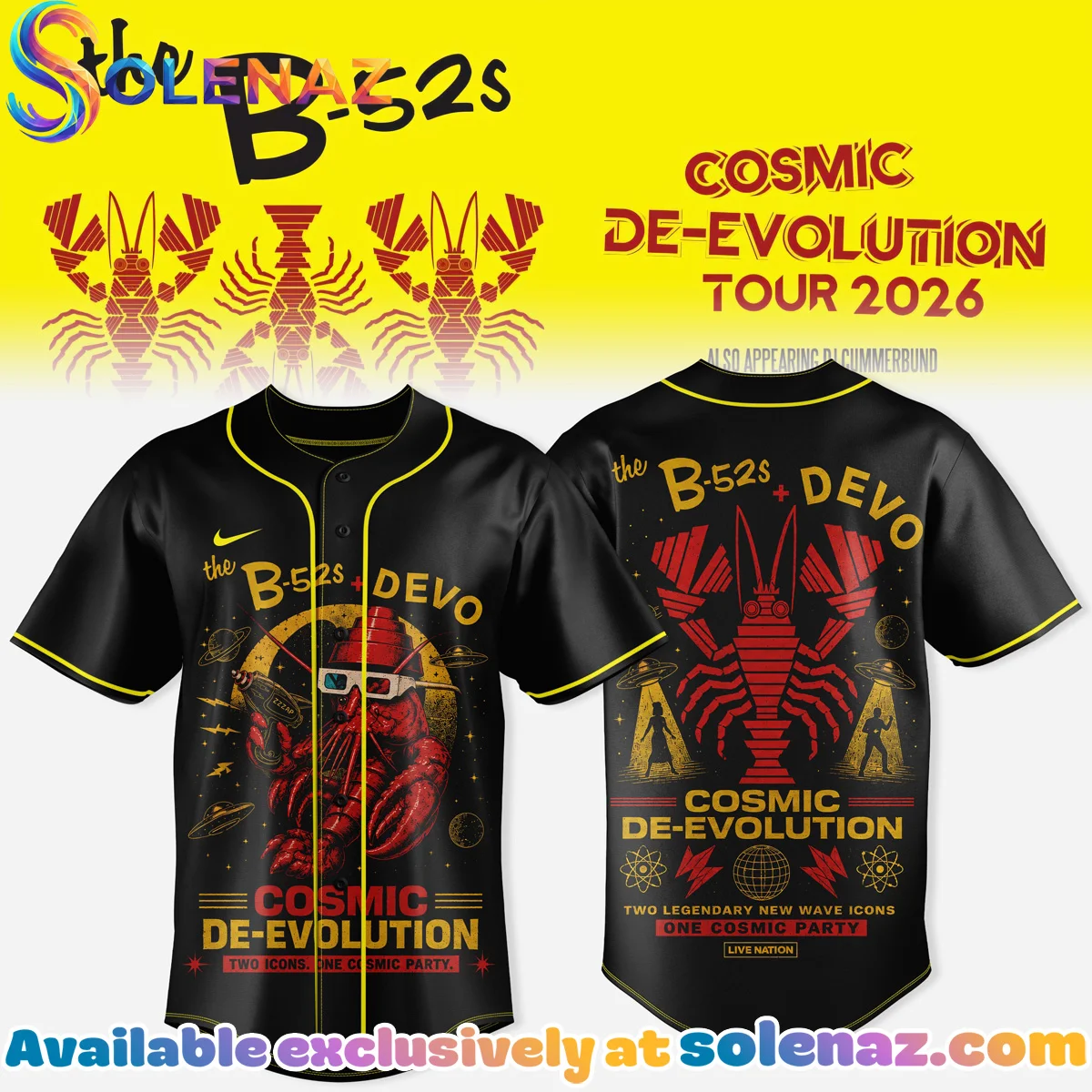 THE B-52s x DEVO - COSMIC DE-EVOLUTION Jersey [Batch 2]