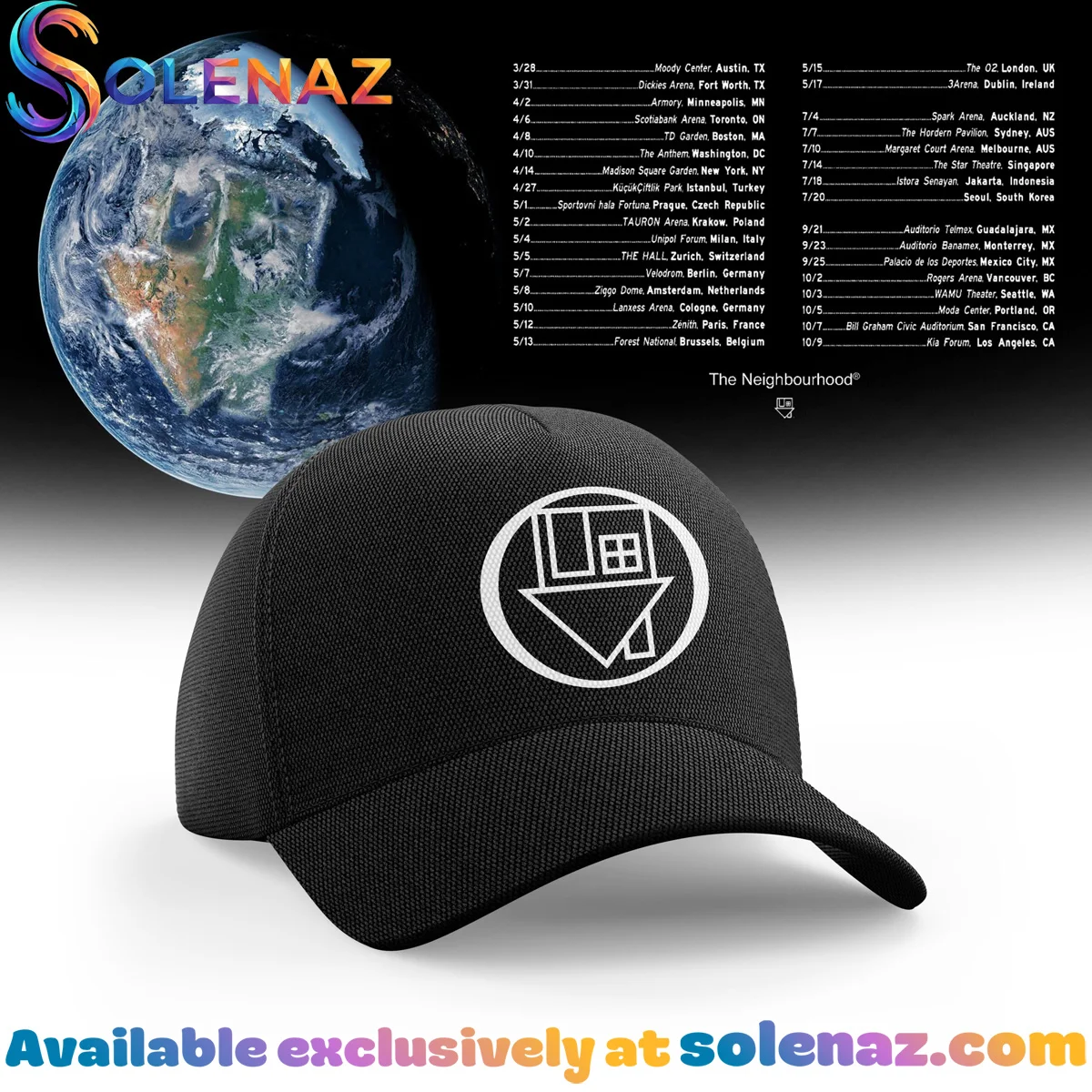 The Neighbourhood THE WOURLD TOUR Cap (Design 12)
