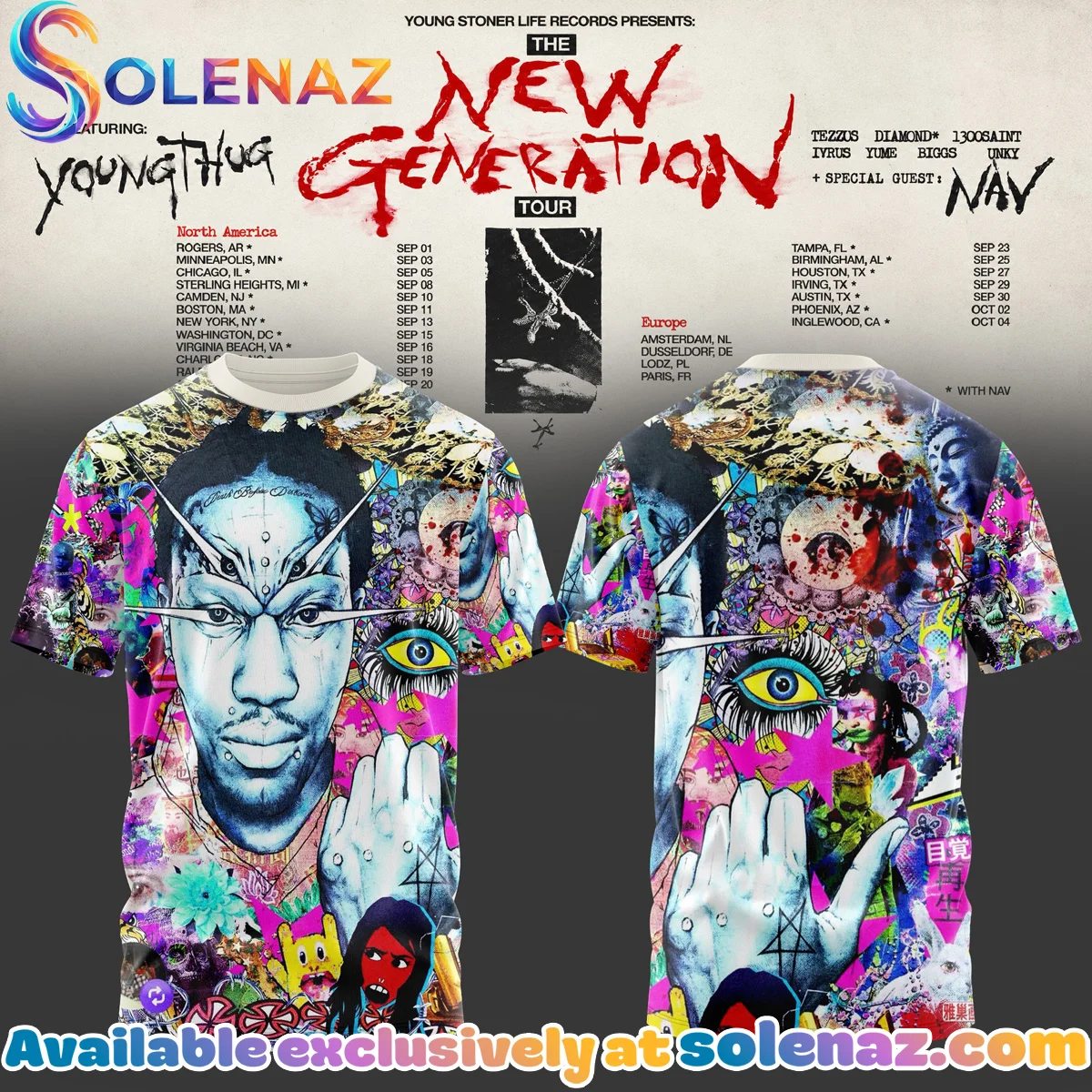 The New Generation Tour Shirt & Hoodie [Batch 7]
