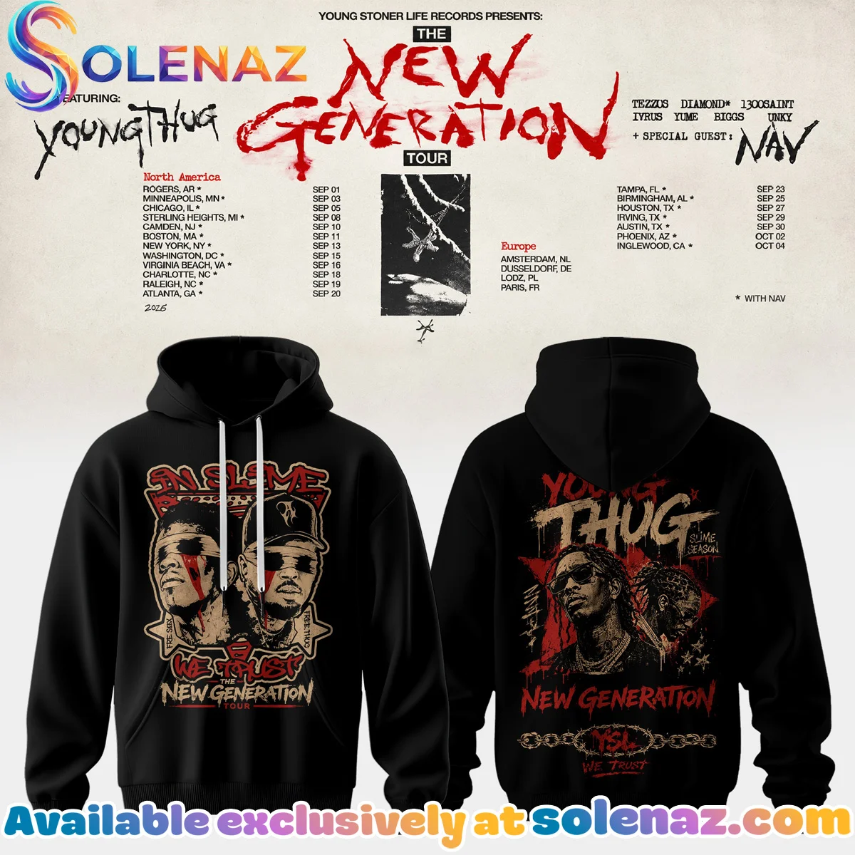 The New Generation Tour Shirt & Hoodie - Series 16