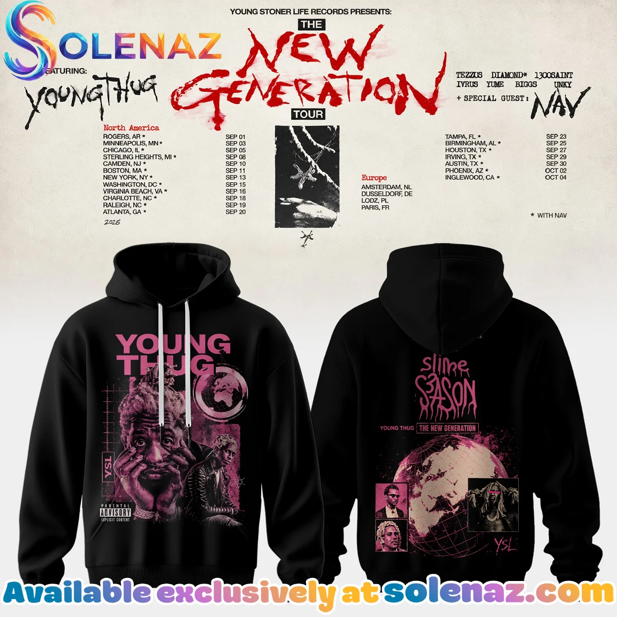 The New Generation Tour Shirt & Hoodie [Batch 12]