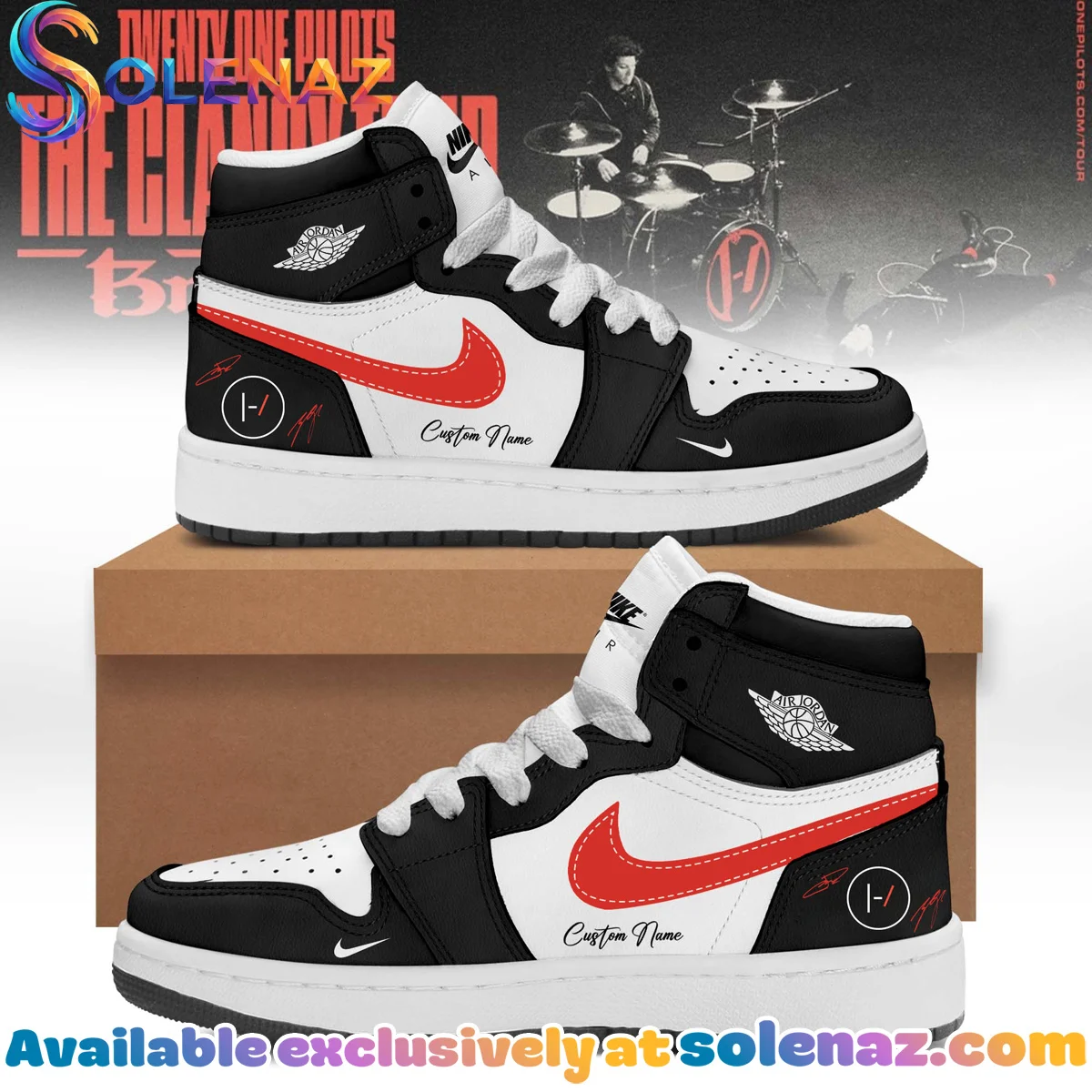 Twenty One Pilots The Clancy Tour Custom Air Force 1 & Jordan 1 Shoes