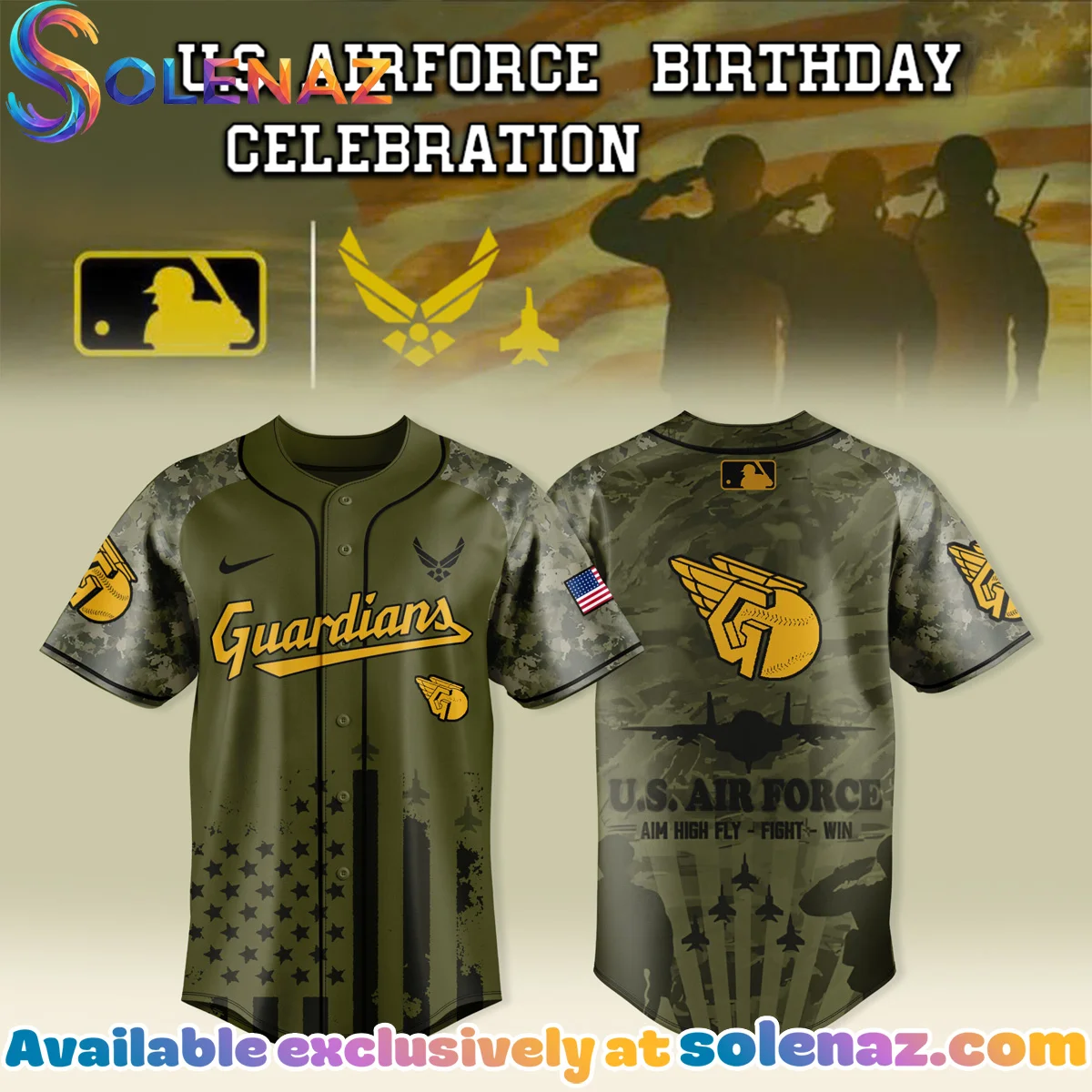 US Air Force x Cleveland Guardians Jersey