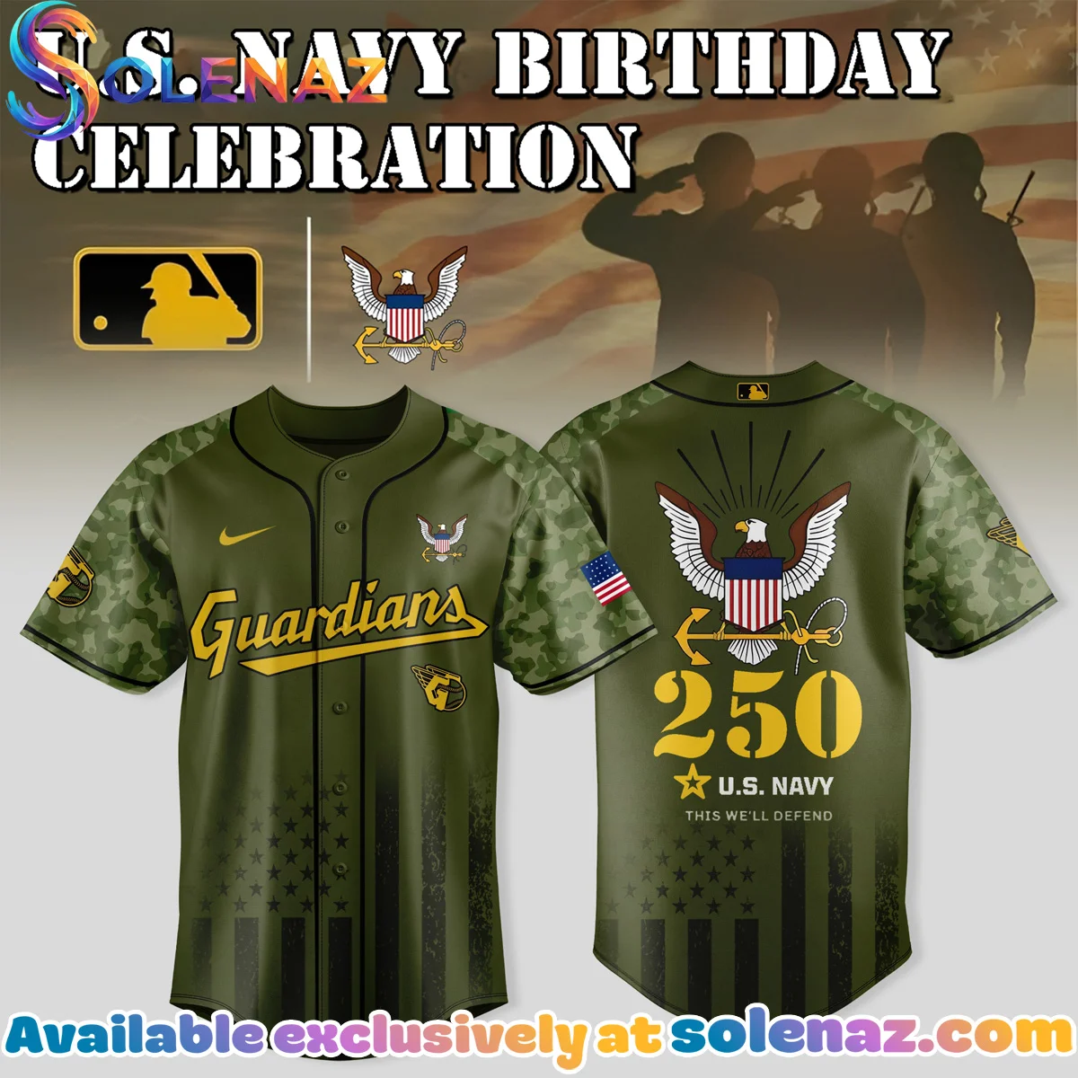 US Navy x Cleveland Guardians Jersey