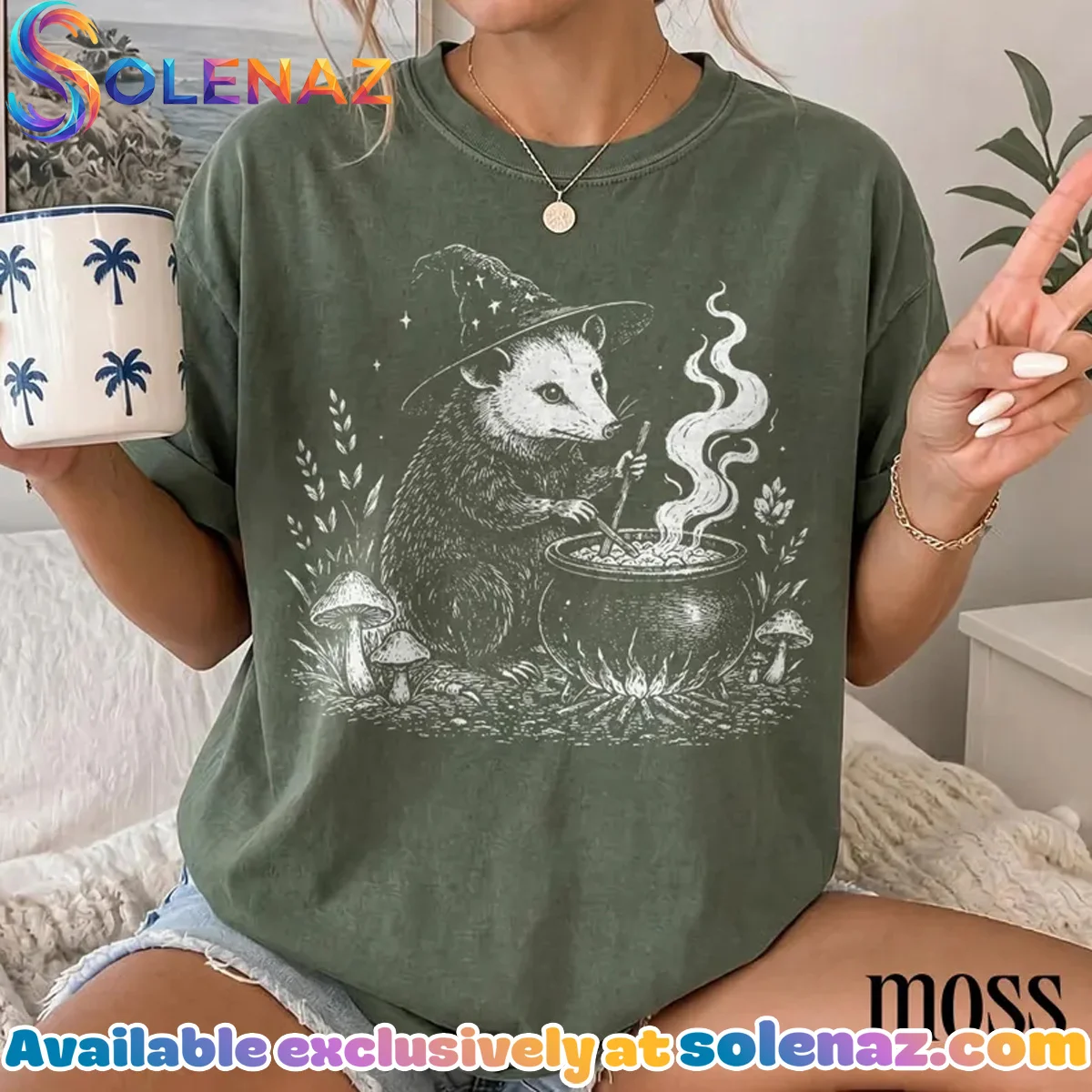 Witch Opossum T-Shirt & Hoodie