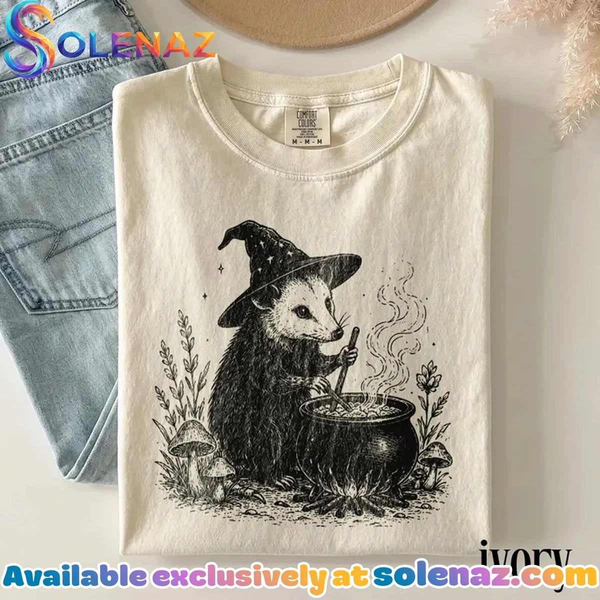 Witch Opossum T-Shirt & Hoodie