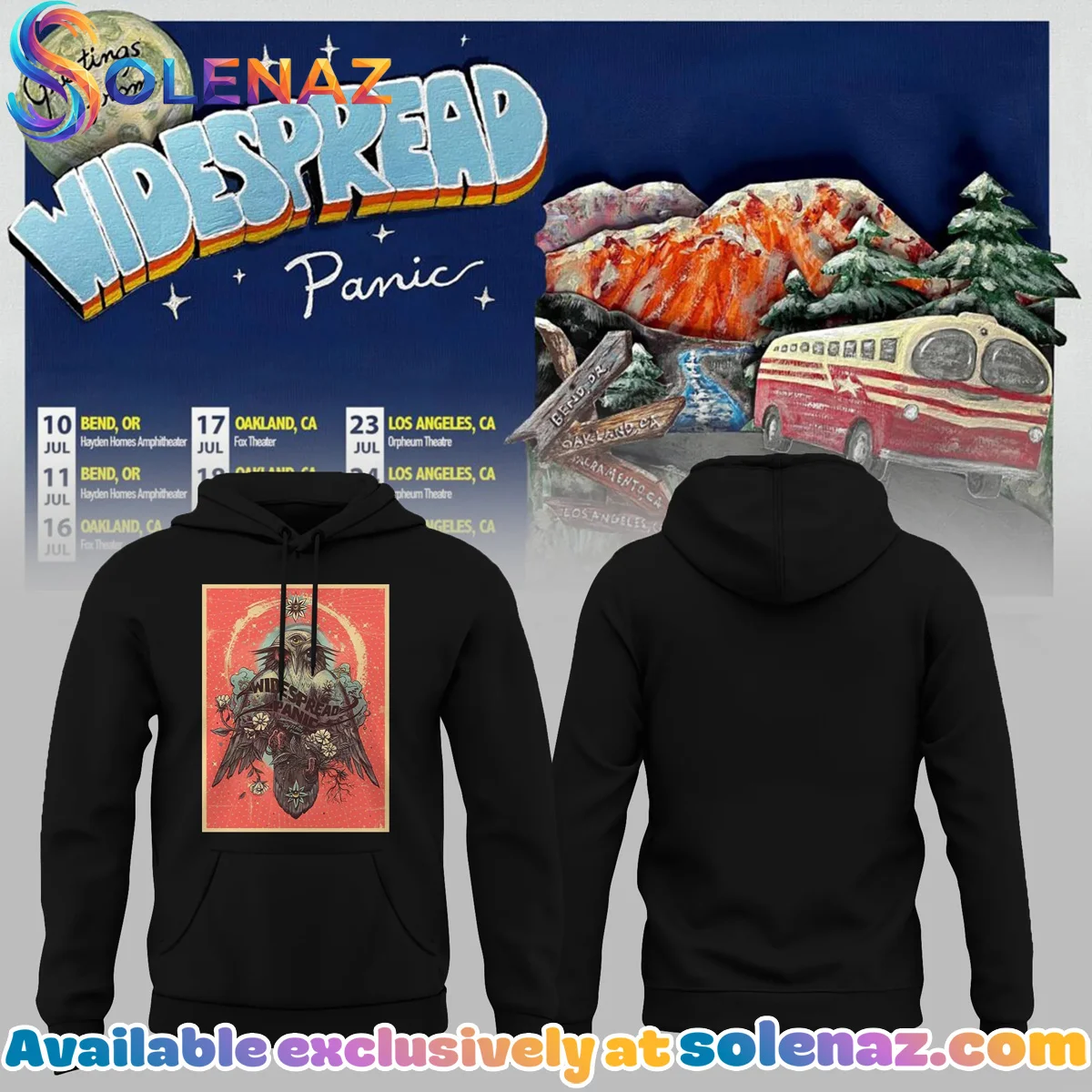 Widespread Panic Summer Tour T-Shirt & Hoodie - Series 6