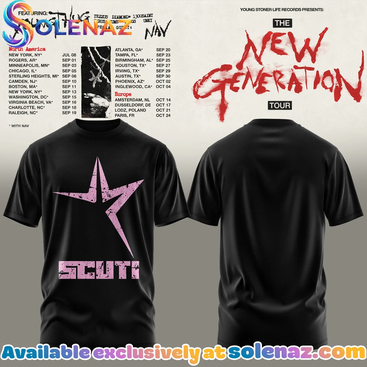 Young Thug PINK STAR T-Shirt & Hoodie