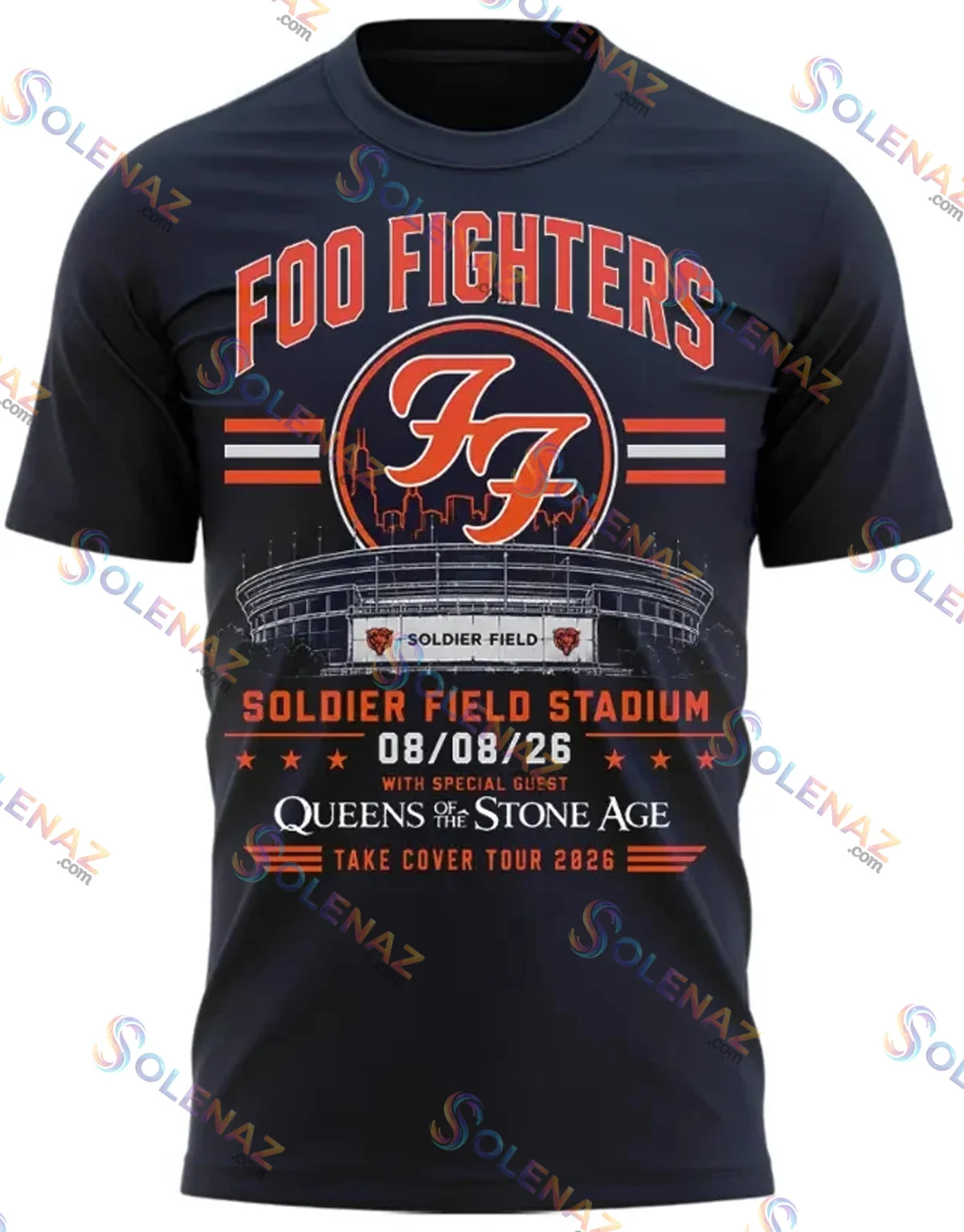 Foo Fighters x Soldier Field Take Cover Tour T-Shirt & Hoodie Foo Fighters x Soldier Field Take Cover Tour T-Shirt & Hoodie